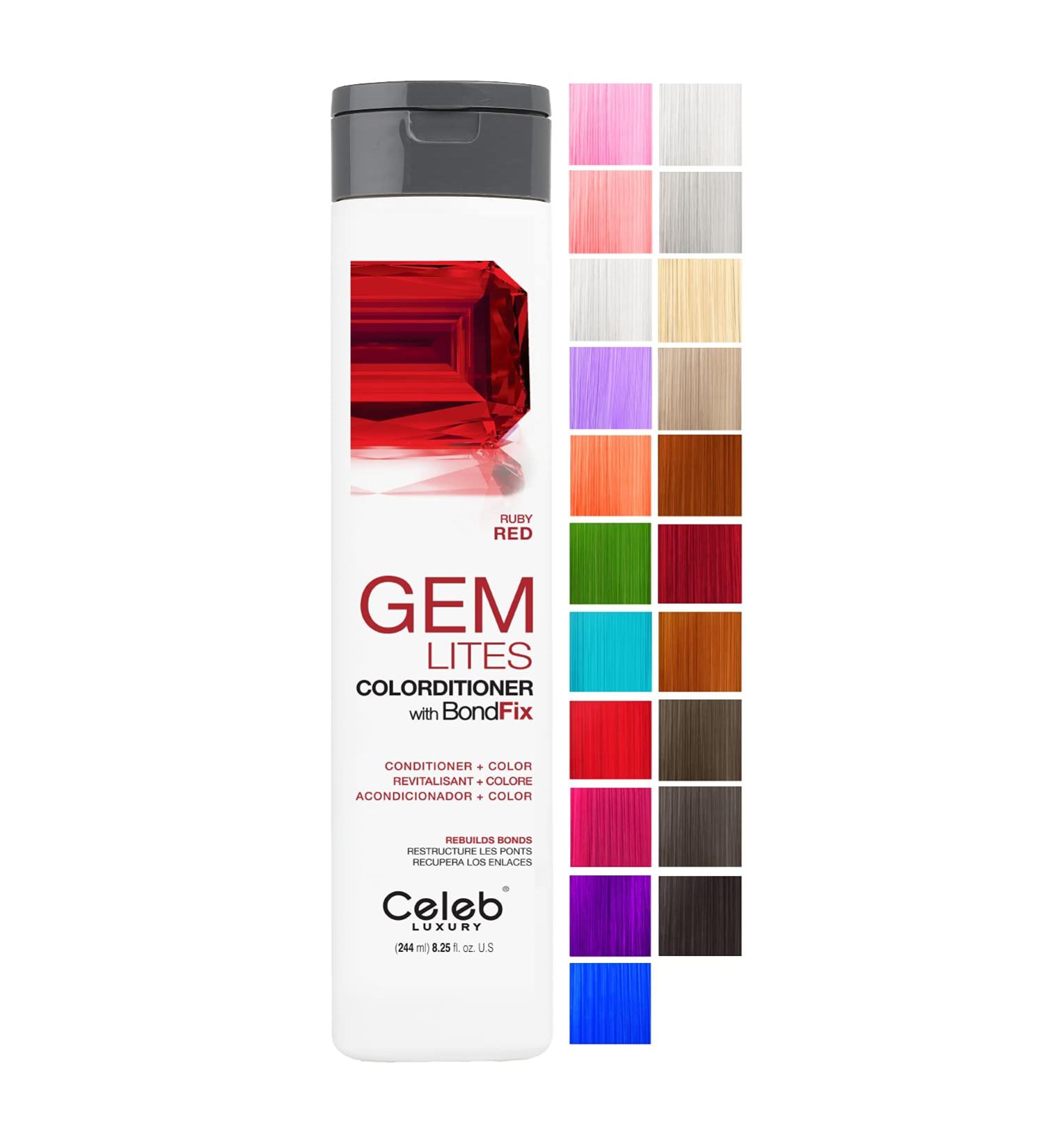 Gem Lites Ruby Red Colorditioner - Bondfix Rebuilder - Semi-Permanent Glaze for Red Tones - Buy Online on GoSupps.com