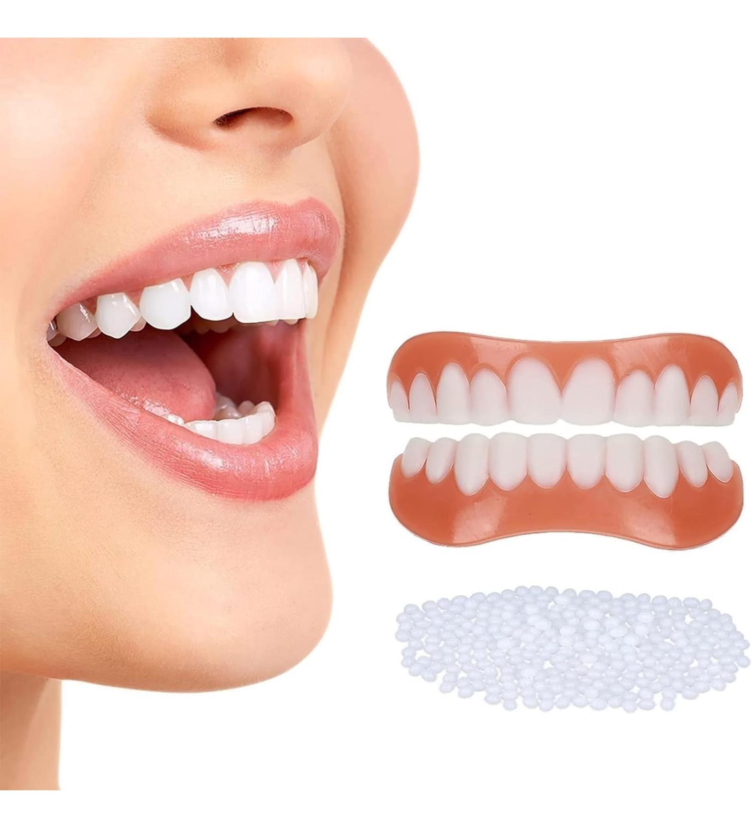 Buy 2 Pairs of Immediate Cosmetic Veneers Teeth - Lightening Dentures for Men & Women | Quality Prostheses Shipping Worldwide - Buy Online on GoSupps.com