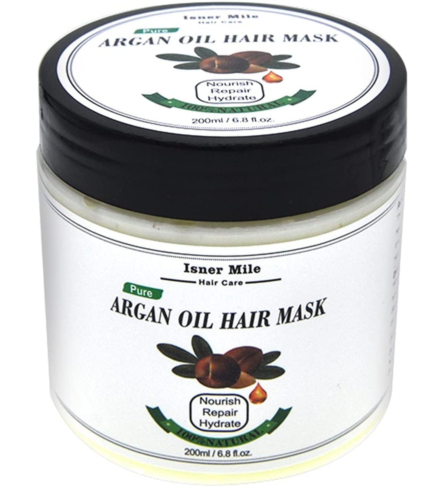 Argan Oil Hair Treatment Mask - Repair Frizzy Hair Smoothing Conditioner for Dyed & Permed Hair - Buy Online on GoSupps.com