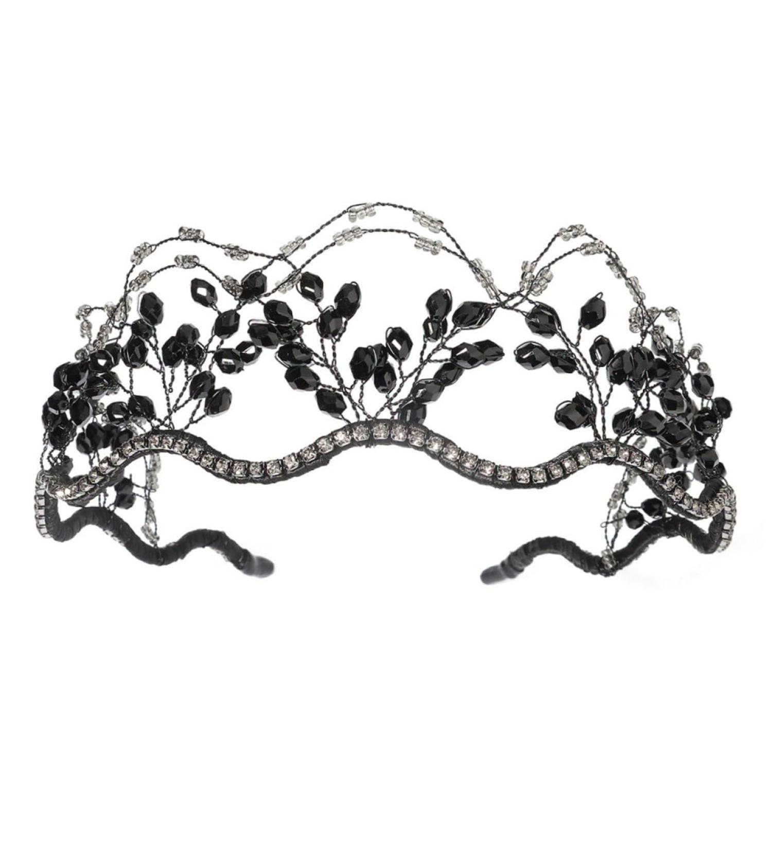 CANIGHT Headband Shiny Bead Hair Bead Headwear Rhinestone Hairband Rhinestone Head Hoop Bead Hair Hoop Hair Accessories Rhinestone Headdress Rhinestone Headwear Crystal Hair Hoop - Buy Online on GoSupps.com