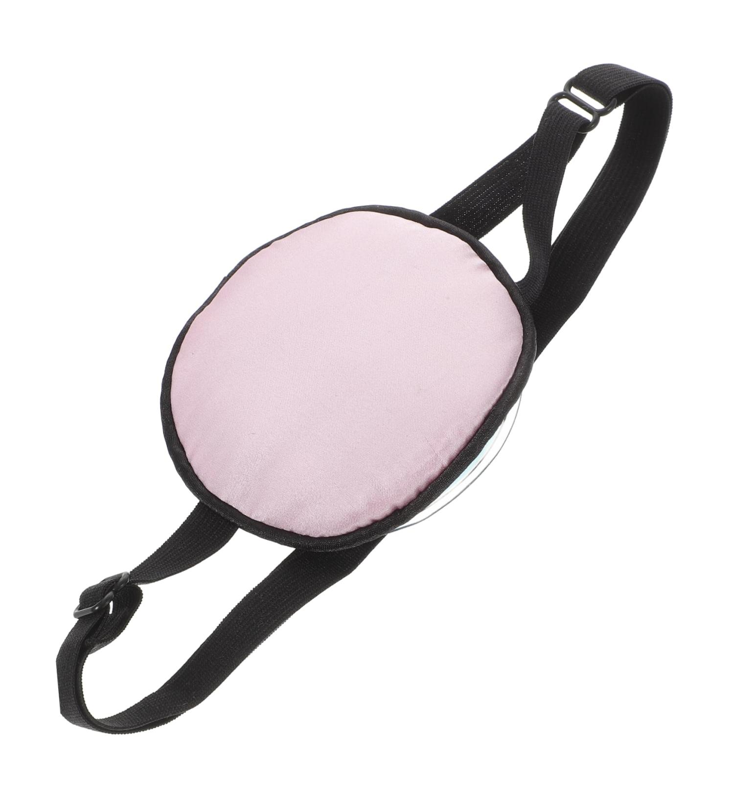  Beavorty Beavorty single eye mask silk eye mask elastic band eye mask eye patch silk satin wearable eye mask eye patch for strabismus eye eye patch for lazy eye silk satin pink - Buy Online on GoSupps.com