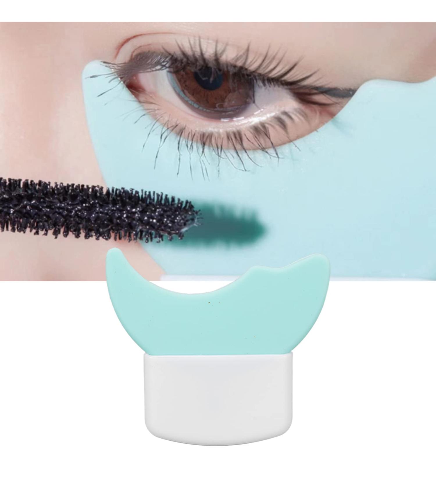 Mascara Guard Eyelash Eyeline Guard Silicone Prevent Residue Resilient Two Curves Portable Mascara Applicator Shield for Beginners - Buy Online on GoSupps.com