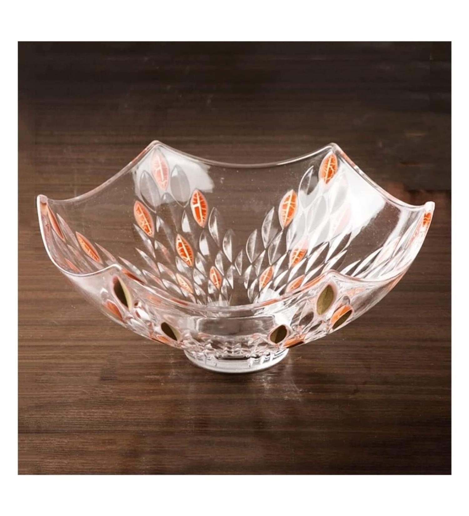 Fruit Basket Fruit Bowl Household Fruit Plate Glass Hexagonal Fruit Bowl Creative Candy Snack Plate Decorative Kitchen Organizers and Storage (Color : A Size : 31 * 31 * 13.5cm) - Buy Online on GoSupps.com