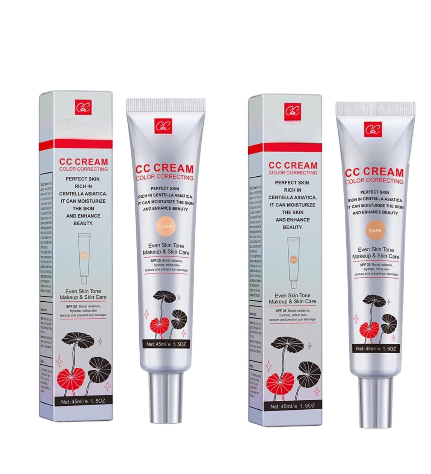 EXQST CC Concealer Foundation - Color and Redness Corrector with Centella Asiatica Moisturizing Makeup Base Lightening Complexion Concealer Soothing and Moisturizing Skin - Buy Online on GoSupps.com