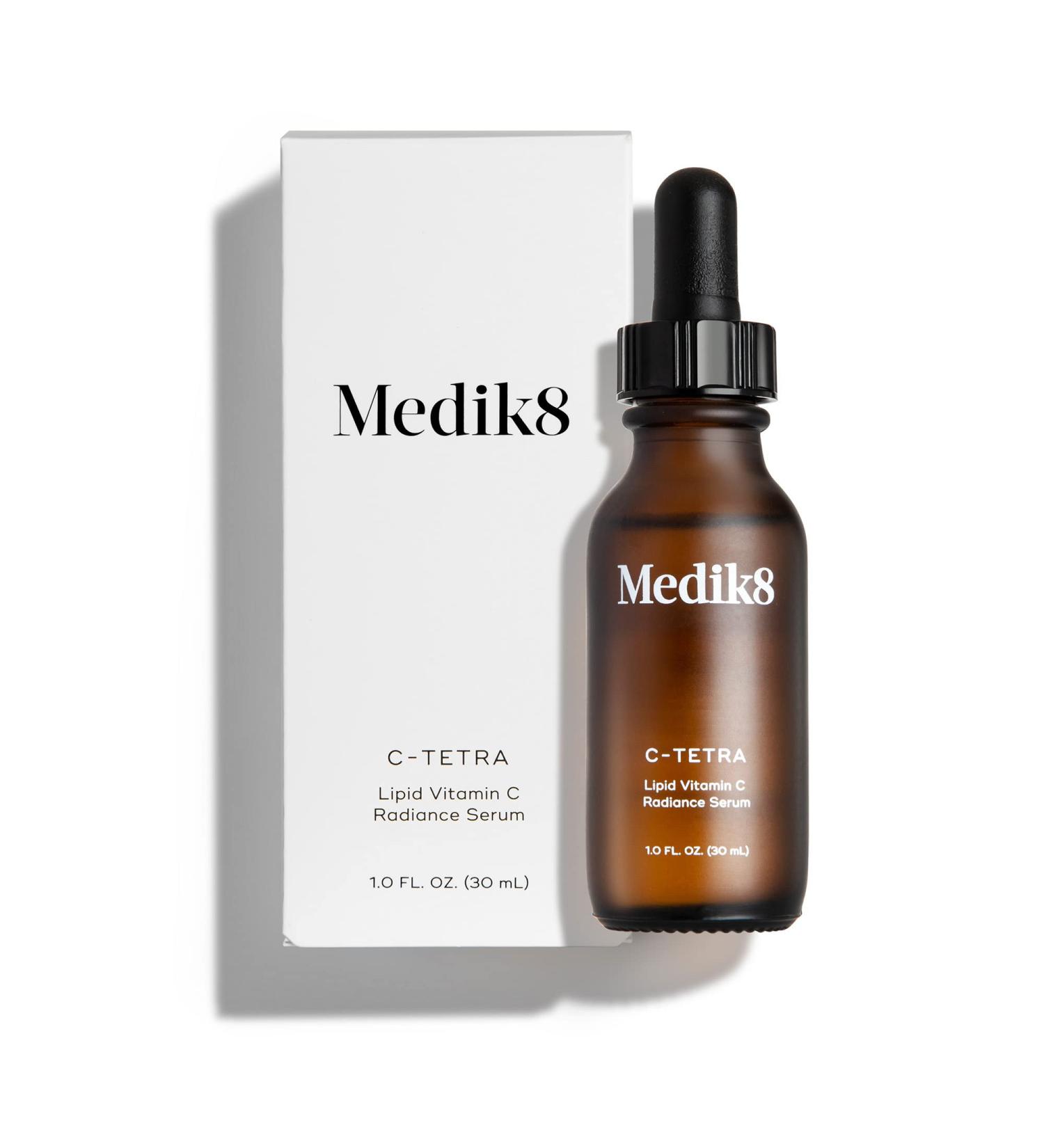 Medik8 C-Tetra Vitamin C Serum 1.0 oz | Brightening, Balancing, Plumping | Firming Treatment for Radiant Skin | With Squalane | Reduce Fine Lines & Wrinkles - Buy Online on GoSupps.com