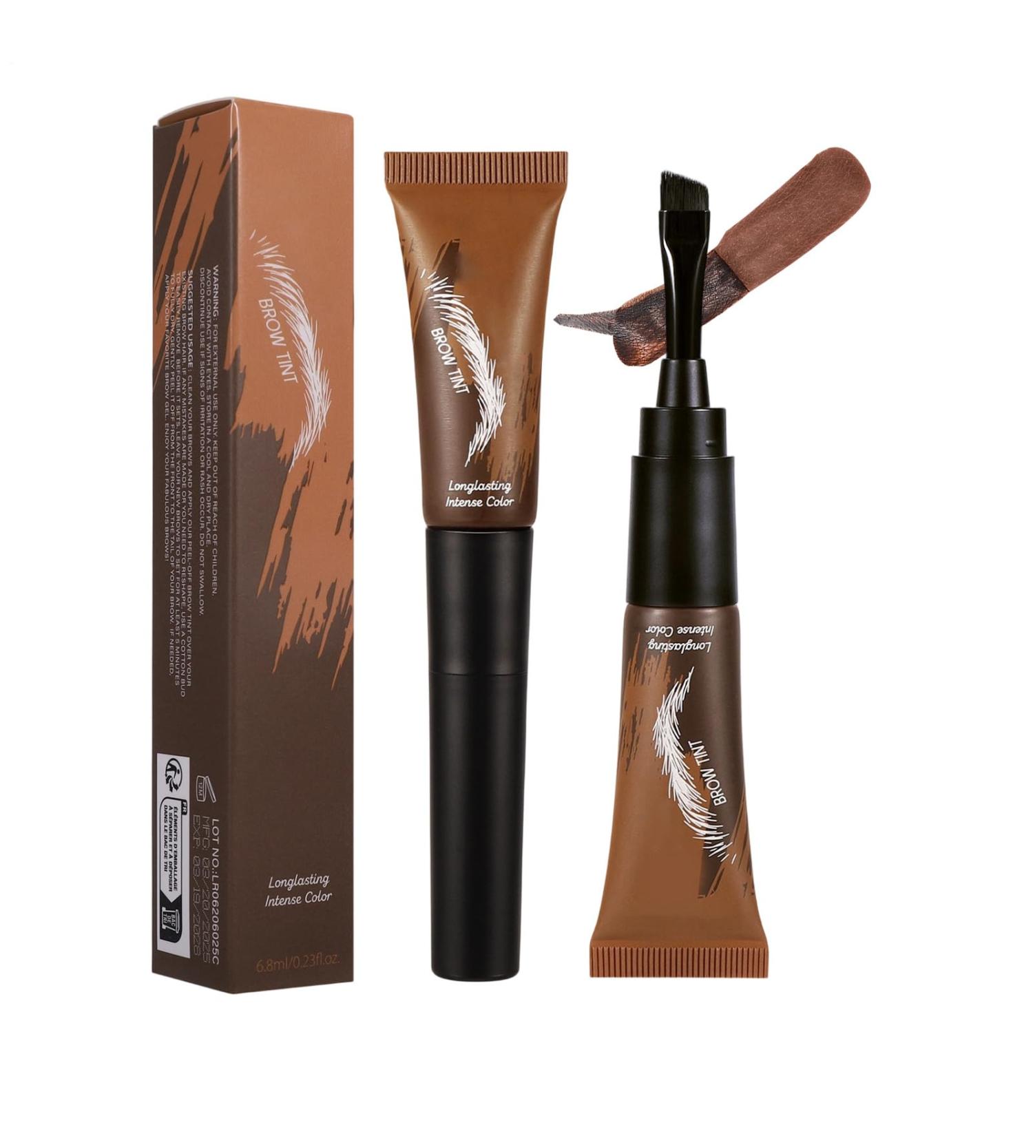 Peeloff eyebrow tint eyebrow stain semipermanent eyebrows waterproof and smudgefree quick drying formula 68 ml for adults women women 01 - Buy Online on GoSupps.com