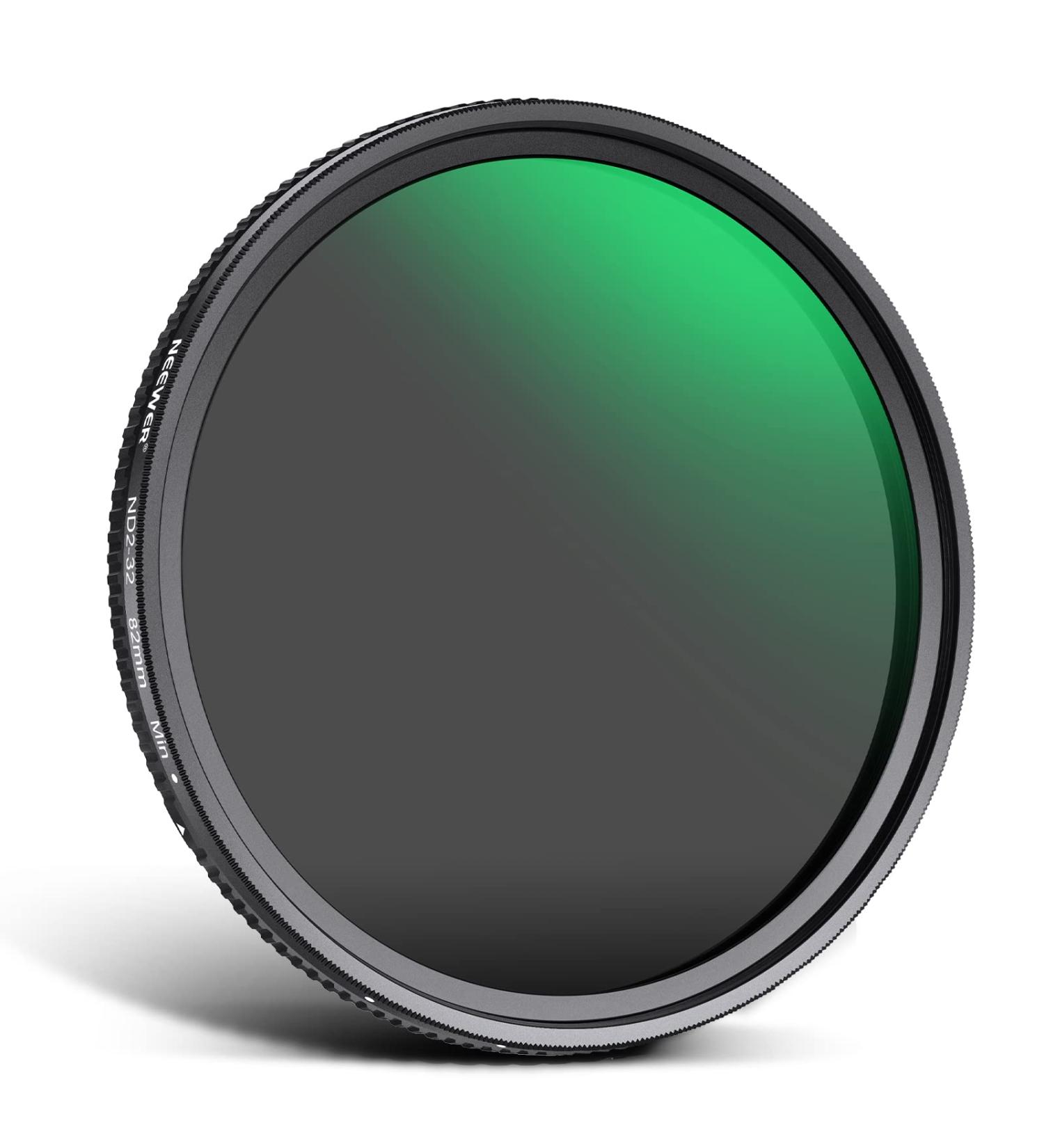 NEEWER 82mm Variable ND Filter ND2-ND32 - Ultra Slim, Multi-Coated, Water Repellent - Buy Online on GoSupps.com