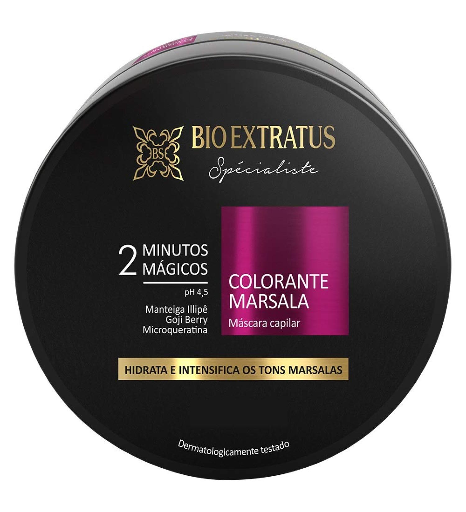 Bio Extratus - Linha Specialiste - Mascara Colorante Marsala 250 Gr Specialiste Collection - Color Maintenance Hair Mask (Marsala) Net 8.81 Oz