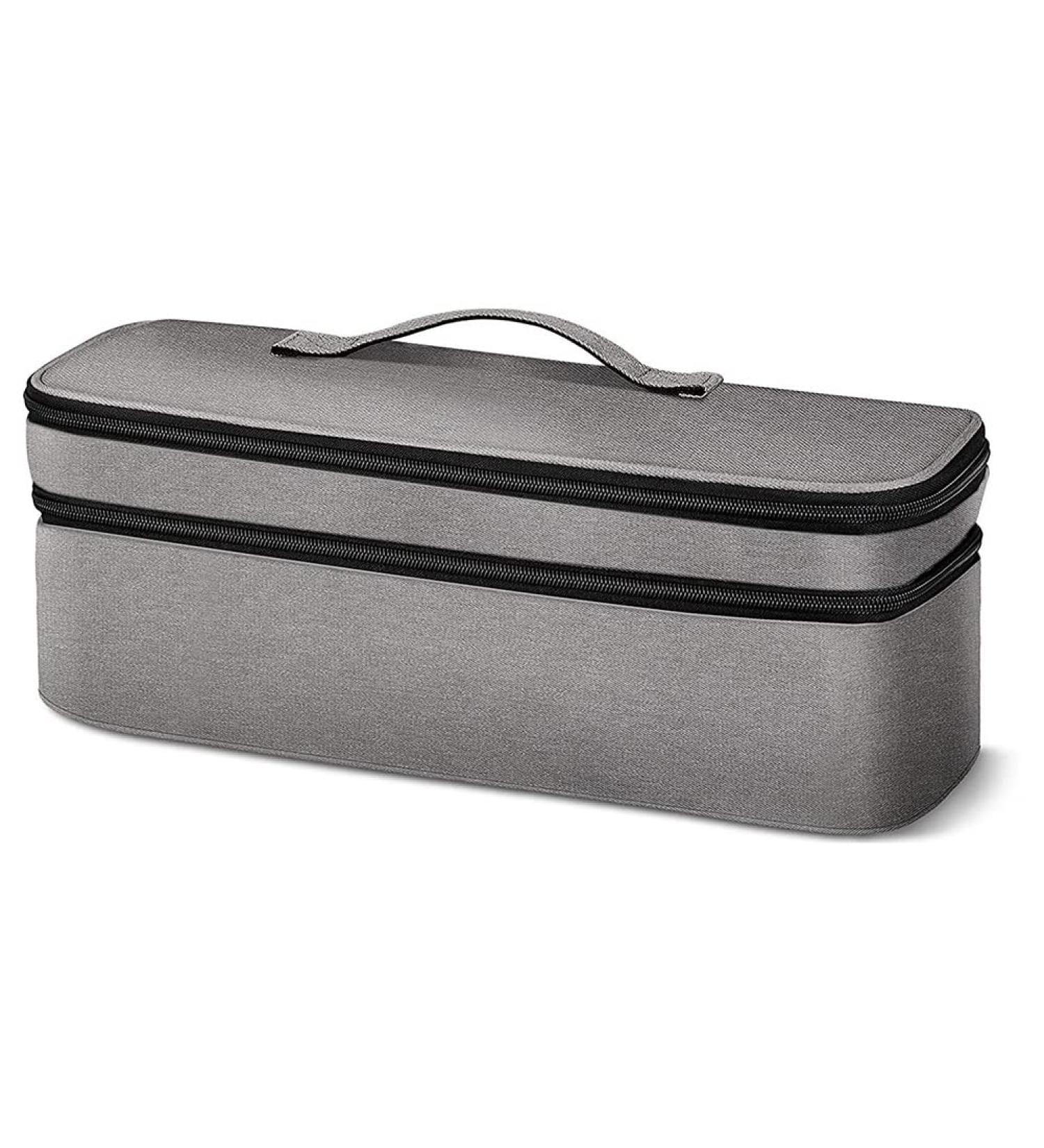 LAPOOH Double Layer Travel All-In-One Hair Dryer Organizer Curling Wand Organizer Bag - Buy Online on GoSupps.com