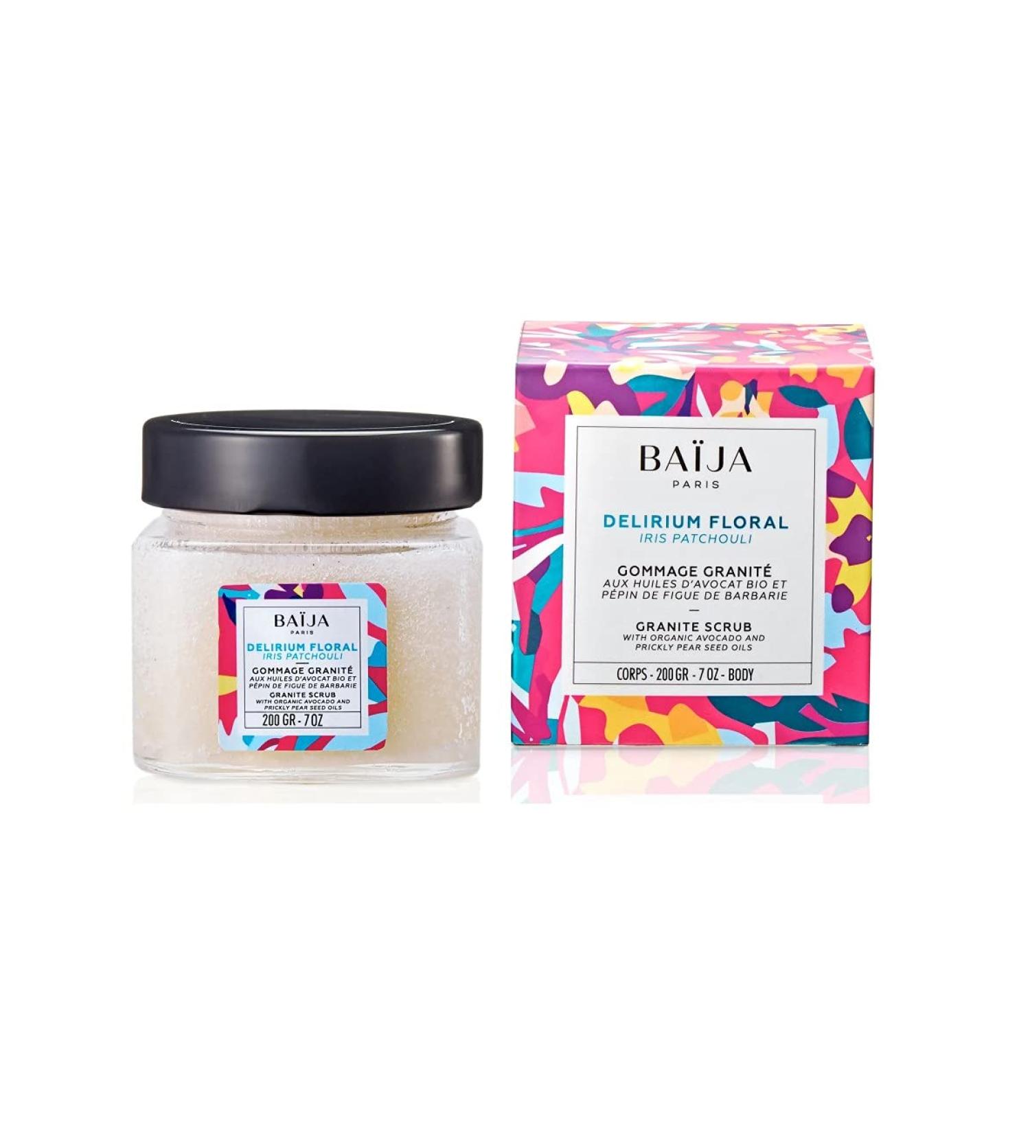 DELIRIUM FLORAL - IRIS PATCHOULI BODY SCRUB 212 ML.