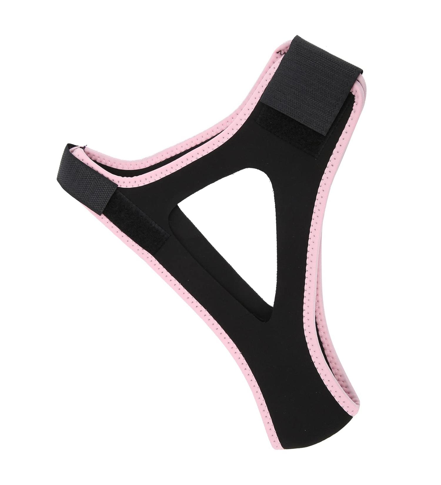 KUIDAMOS Jaw Support Belt - Snoring Prevention Strap (Black Pink Edge) - Buy Online on GoSupps.com