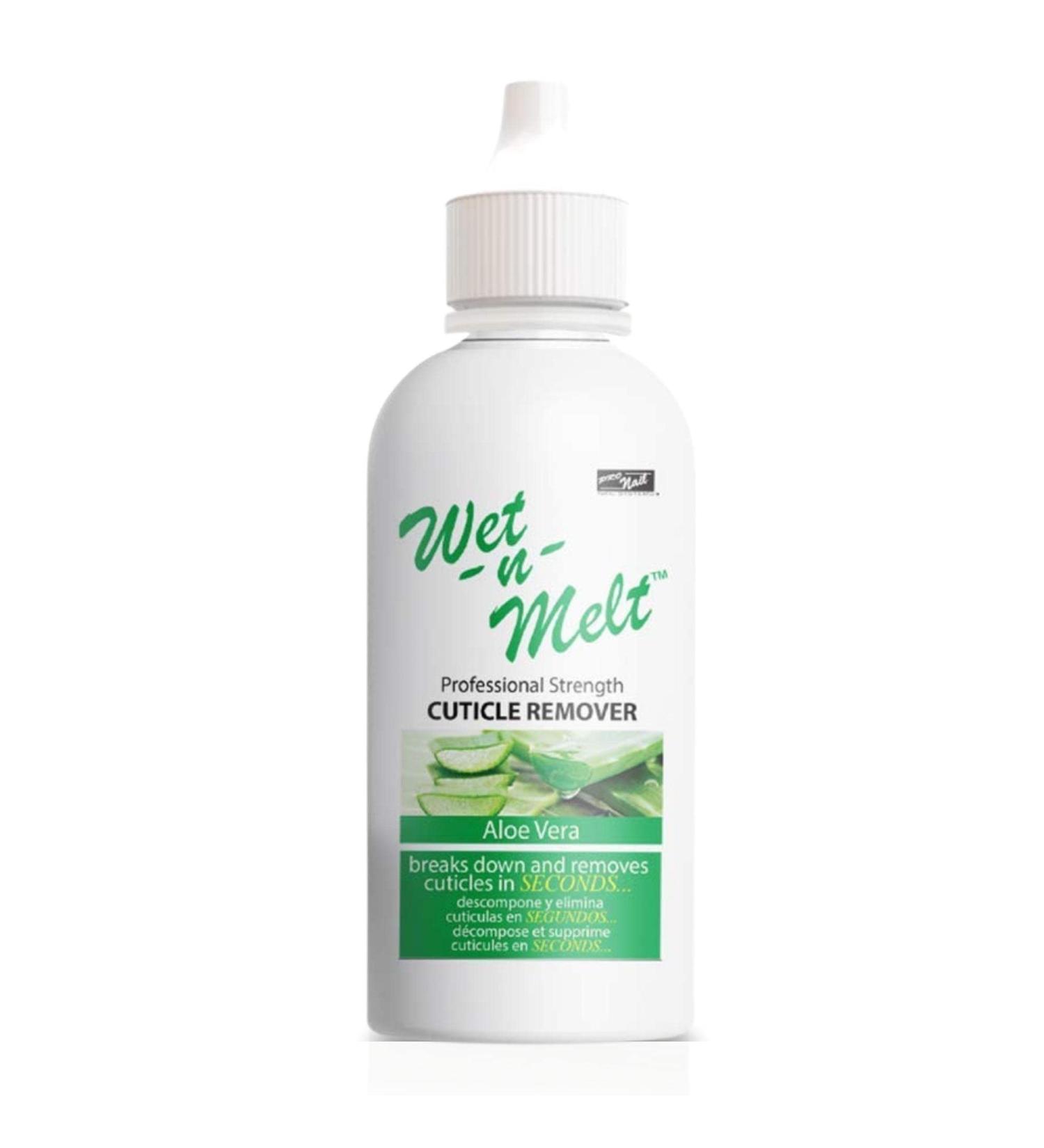 Cuticle Remover Gel, Softener for Nails, Aloe Vera, 4 Oz - Professional Strength, Pedicure and Manicure, Quickly Soften and Moisturize, Removes Cuticle in Seconds