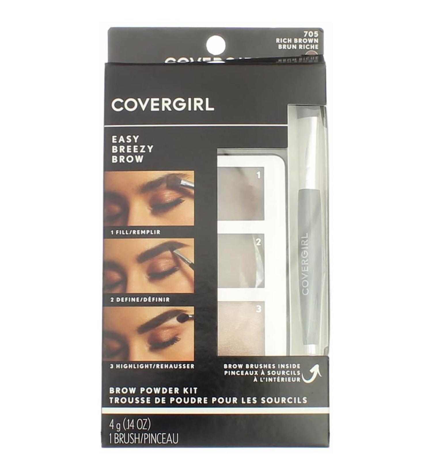 Buy Cover Girl Brow Powder Kit Rich Brown Shade 705 - International Shipping Available - Buy Online on GoSupps.com