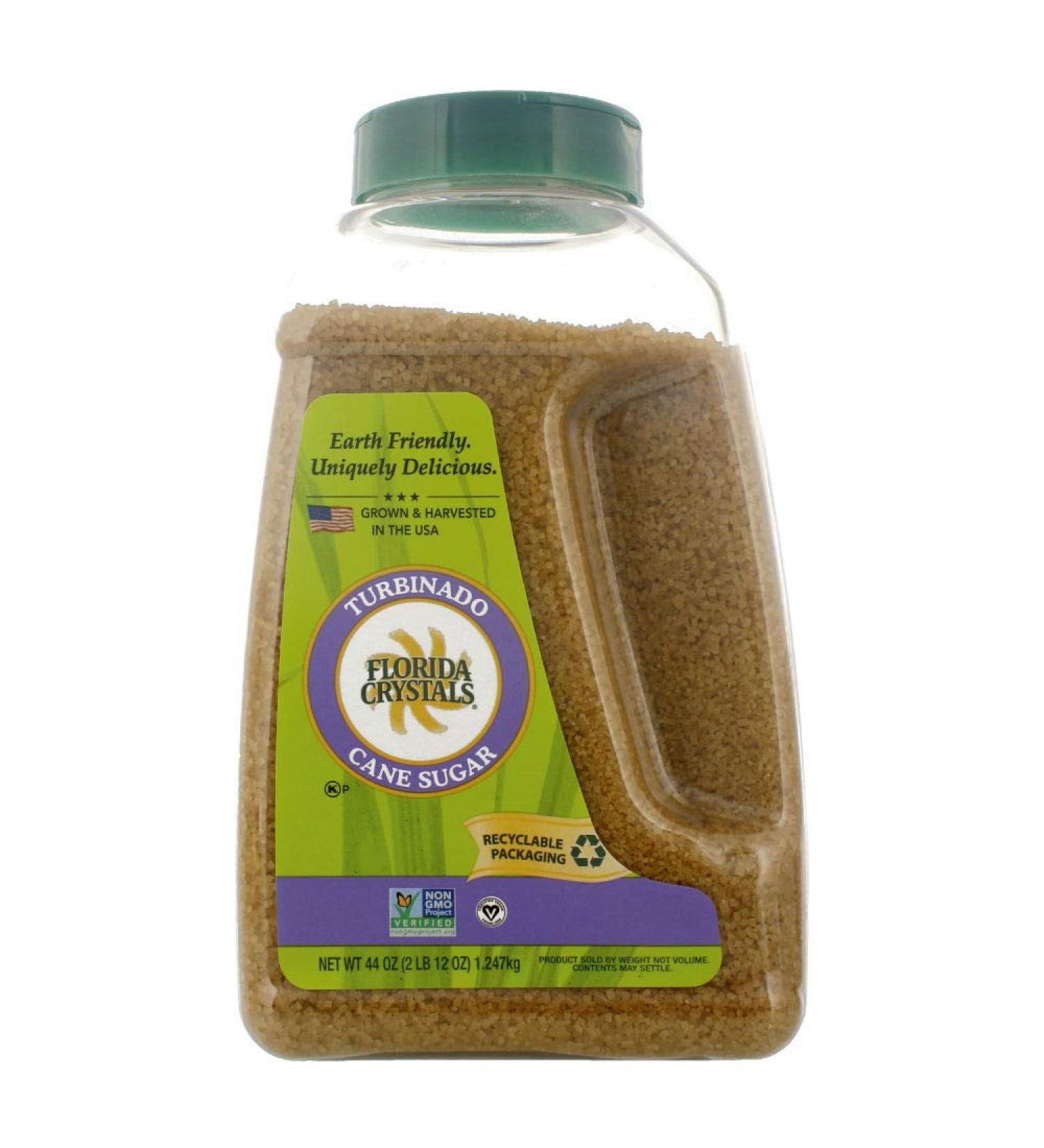 Florida Crystals Turbinado Sugar 44oz (2 Pack) - Natural Sweetener & Sugar Substitute - Buy Online on GoSupps.com