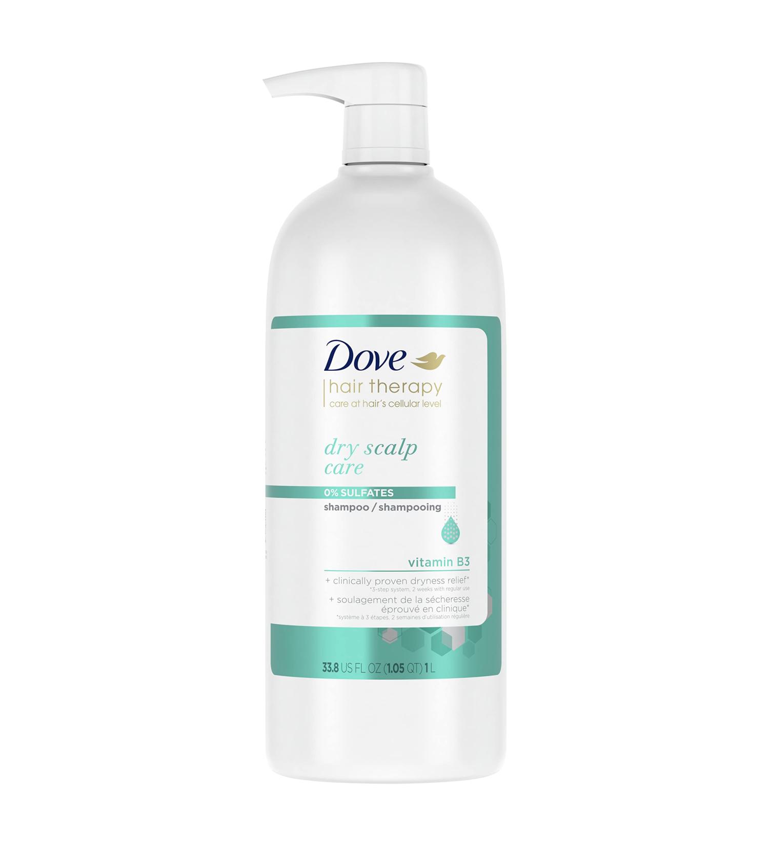 Dove Dry Scalp Care Hair Shampoo | 33.8 fl oz | With Vitamin B3 | Moisturizing Formula - Buy Online on GoSupps.com