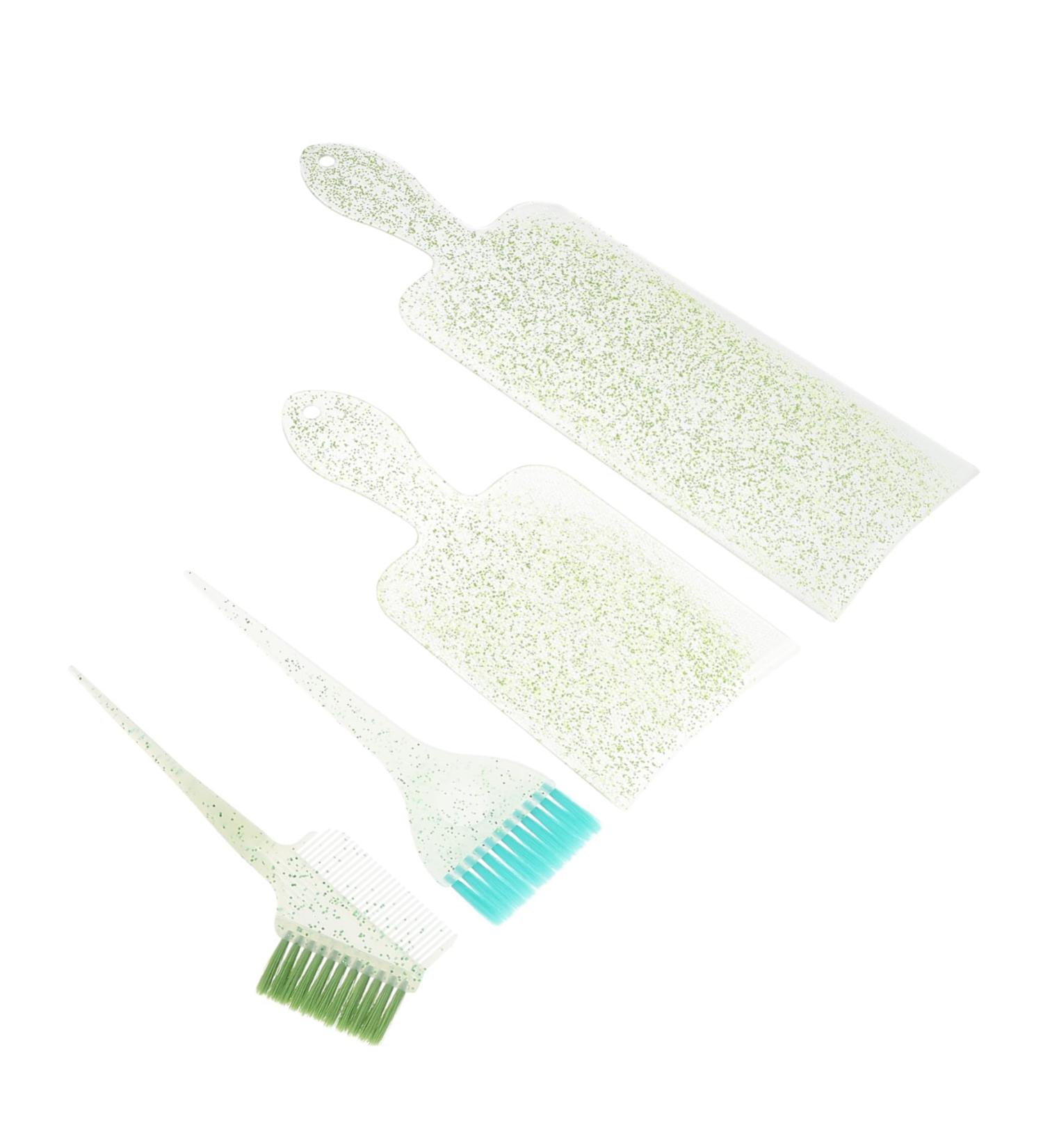 ORFOFE 1 Set Baking Oil Hair Coloring Board Hair Coloring Comb Beard Kits Beard Tools Hair Streaking Kit Hair Color Board Highlighting Paddle Hair Dye Nylon Office Manicure 34.30X10.80X0.50CM Green - Buy Online on GoSupps.com