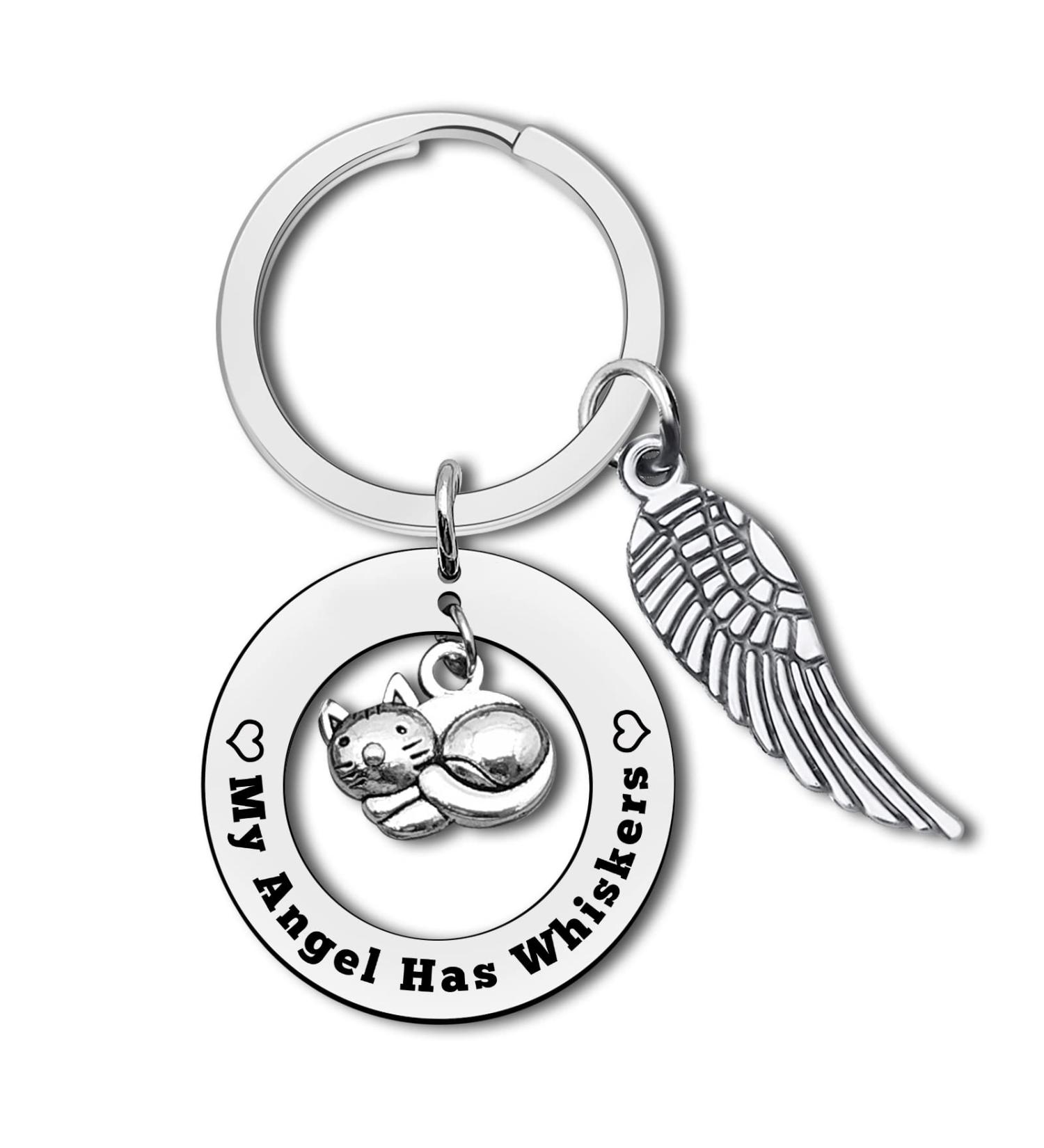 Loss of Cat Memorial Gift Pet Memorial Keyring Sympathy Gifts for Loss of Cat Pet Loss Keychain In Memory of Pet Cat Gift Sympathy Gift for Cat Lover Family Friends Pet Owner Remembrance Gifts - Buy Online on GoSupps.com