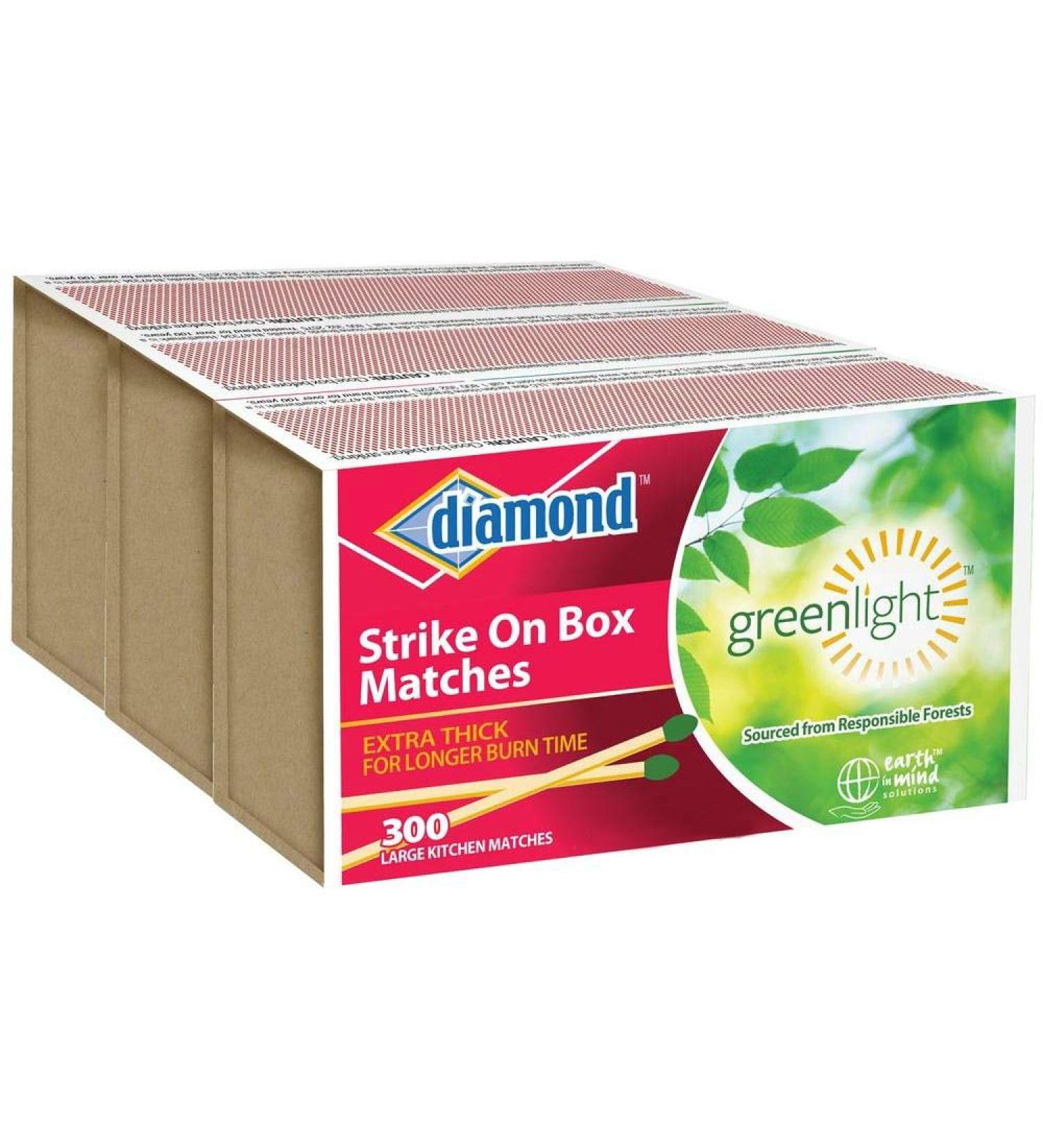 Diamond- Strike ON Box Matches 3 BXS of 300 (Original Version)