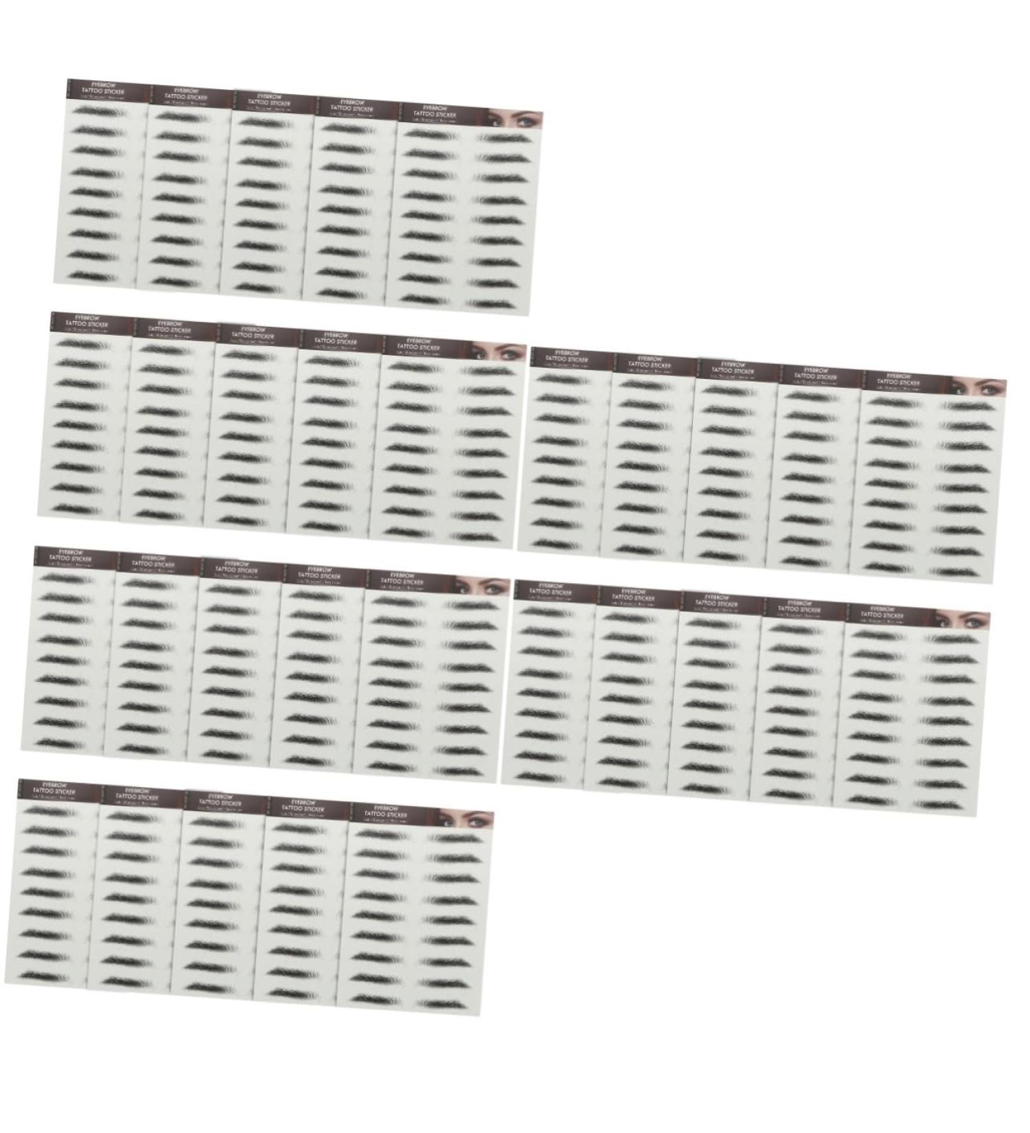 FOMIYES 30 pcs Black Artificial Creative Shaping Fake Supply Eyebrows Stickers Makeup Female Bionic Eyebrow 1 count (Pack of 1) Blackx3pcs - Buy Online on GoSupps.com