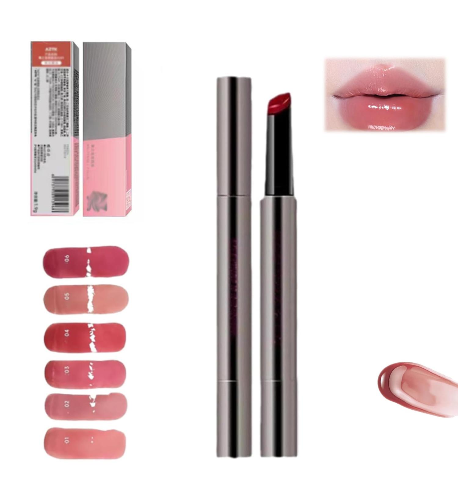 Meltykiss Jelly Gloss Lipstick Aztk Jelly Gloss Lipstick Aztk Moisturizing Melty Kiss Lip Jelly 6 Colors Jelly Texture Lipstick Long Lasting Nutritious Balm Non-Retractable Lipstick (#02) - Buy Online on GoSupps.com