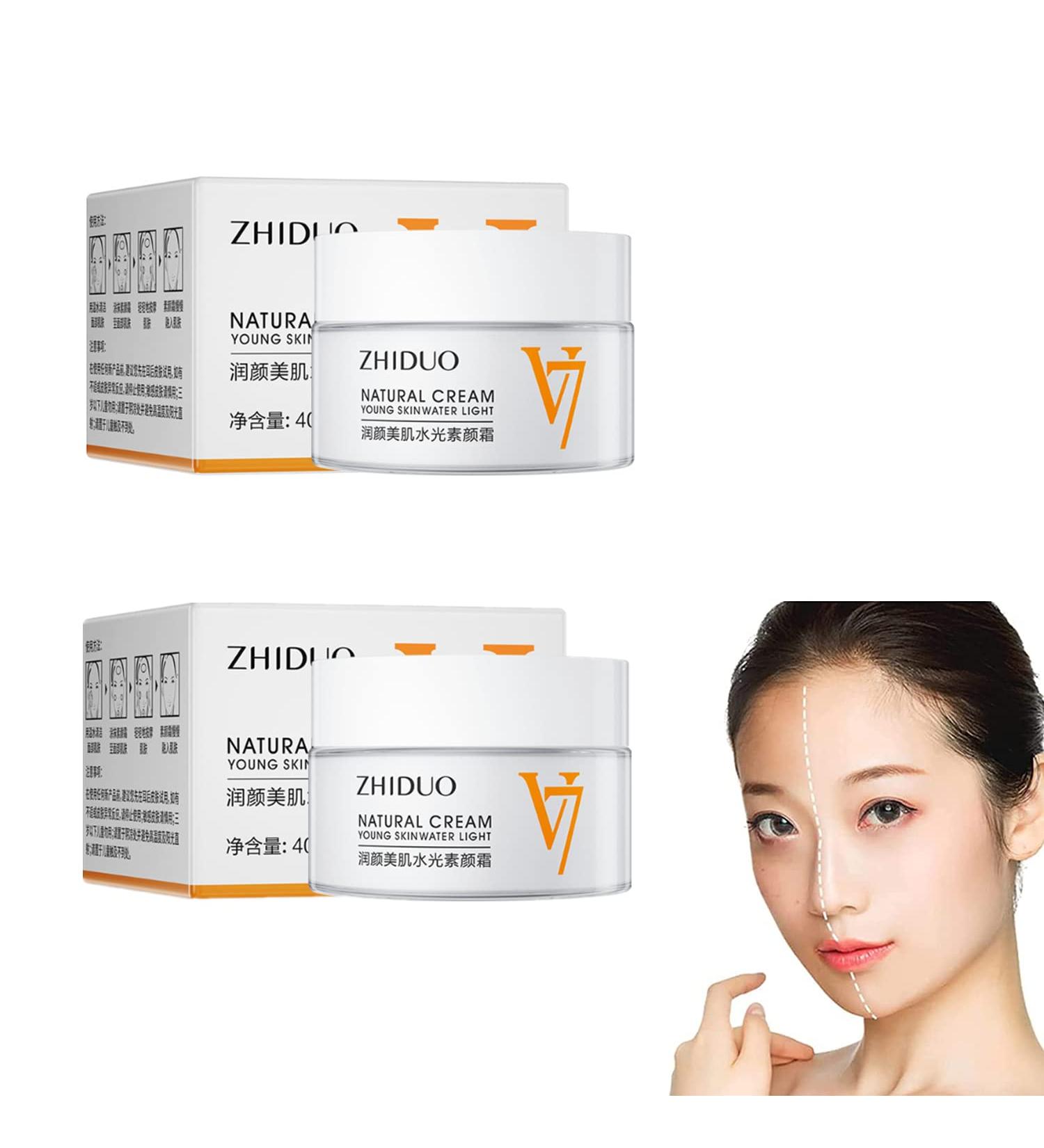 Zhiduo V7 Moisturizing Tone-up Cream: Deep Hydration Waterlight Makeup for All Skin Types - Buy Online on GoSupps.com