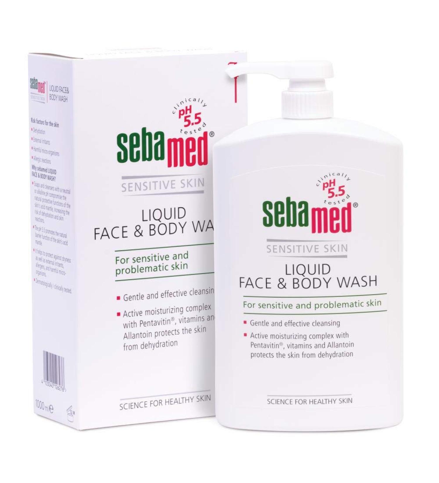 Sebamed Liquid Face And Body Wash 1000ml