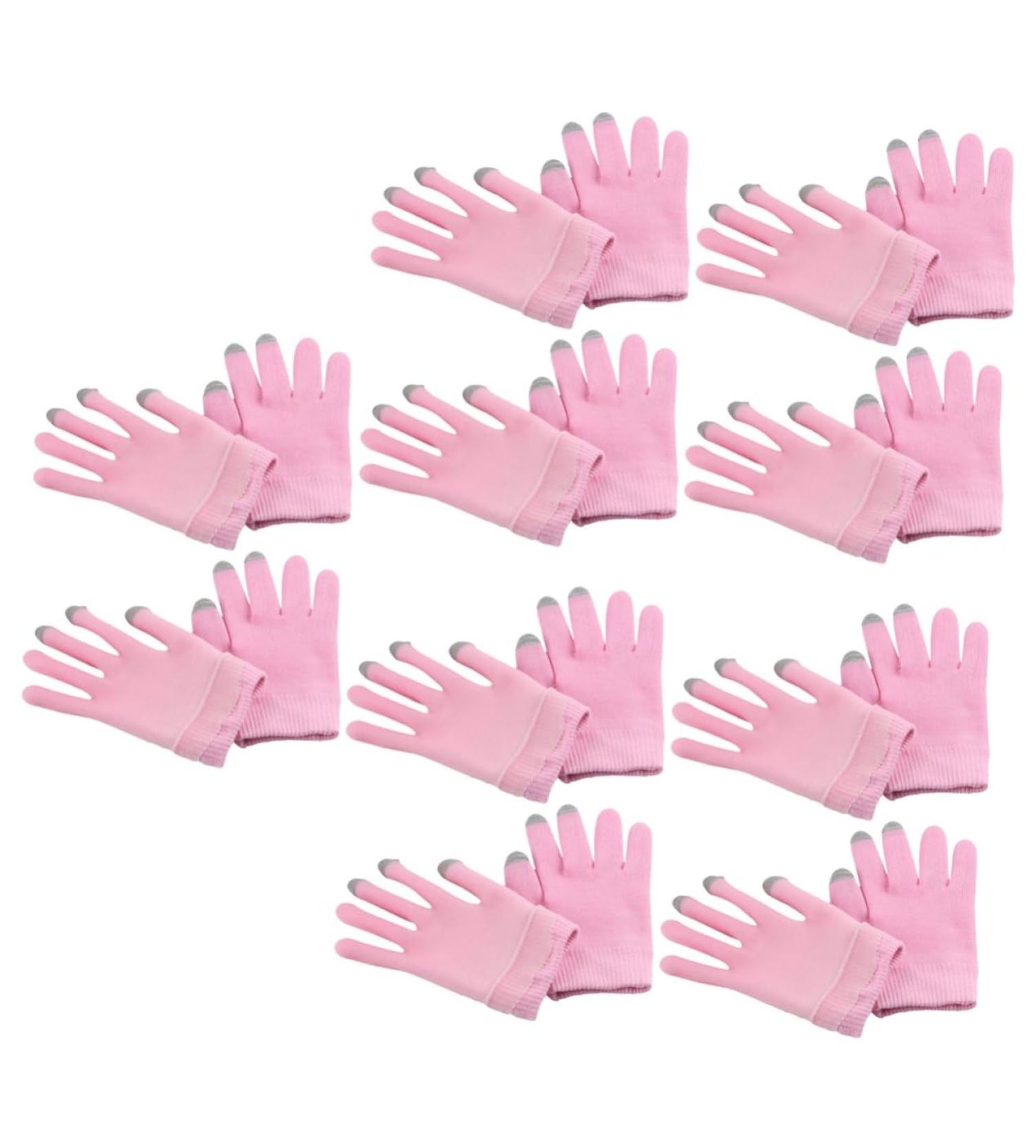 minkissy 10 Pairs Moisturizing Gloves Gels Hand Cover Moisturizing Gel Gloves for Dry Hands Cotton Gloves for Dry Hands Gels Gloves Skin Care Gloves Essential Oil Pink Lotion Polyester Miss - Buy Online on GoSupps.com