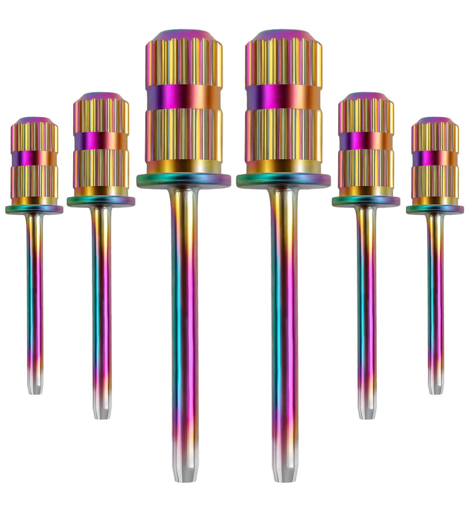 Grehge drill bits sanding bands for nail drill shaft 3/32 inch drill bits for nails mandrel bit for nails nail drill bits for acrylic nails manicure nails manicure pedicure tool(Rainbow) - Buy Online on GoSupps.com
