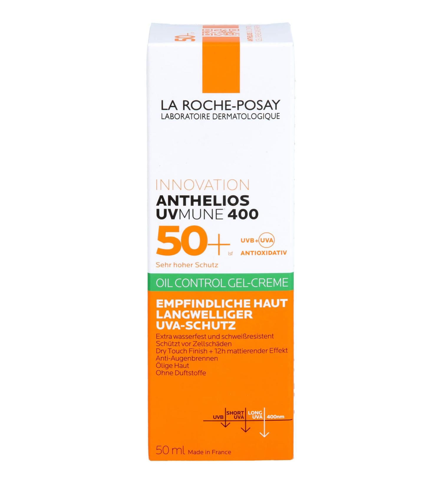 La Roche-Posay Anthelios XL SPF 50+ Gel-Cream 50ml - Anti-Shine Sunscreen for Oily Skin - International Shipping Available - Buy Online on GoSupps.com