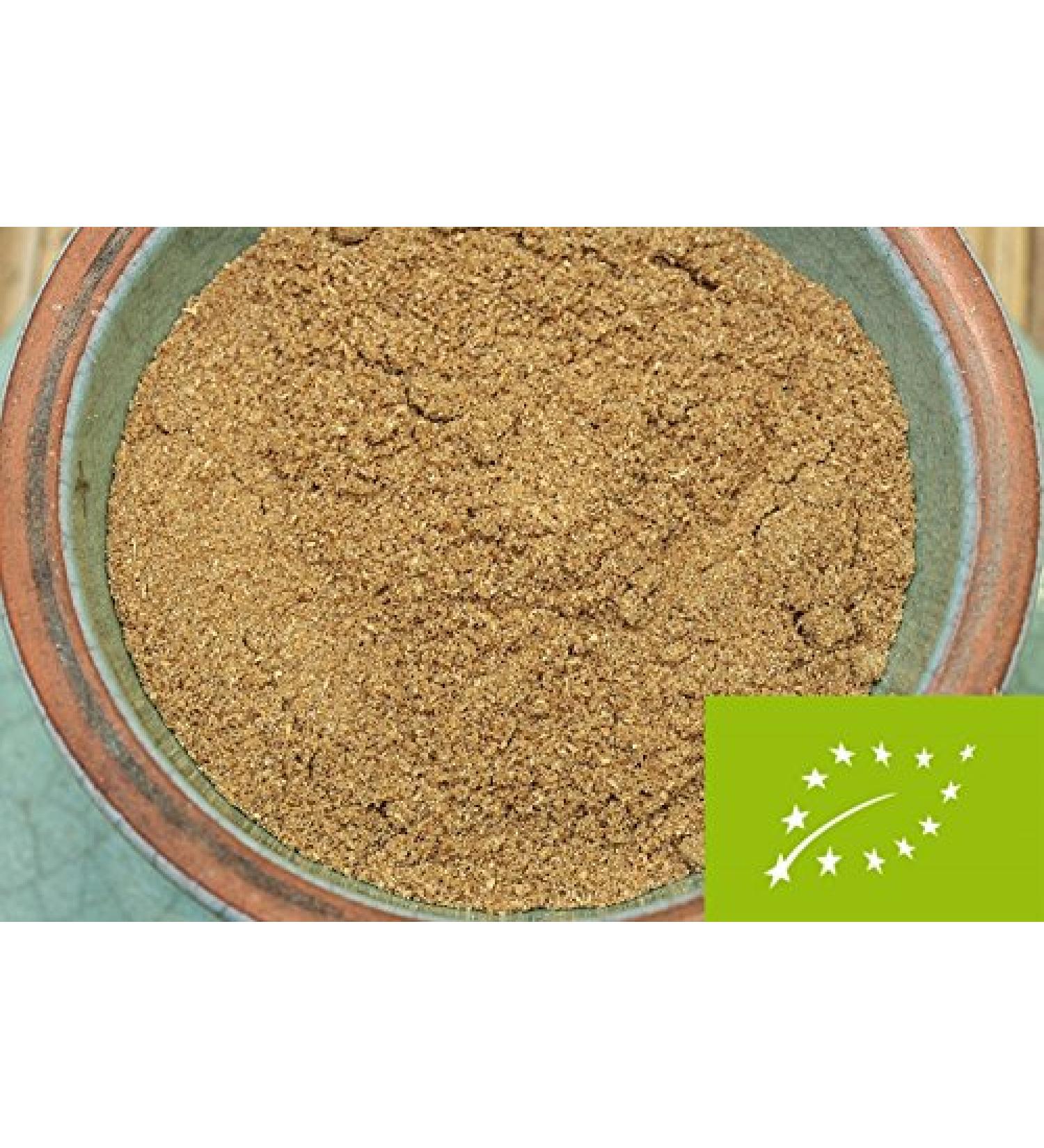 Organic coriander ground size 100g in aroma bag