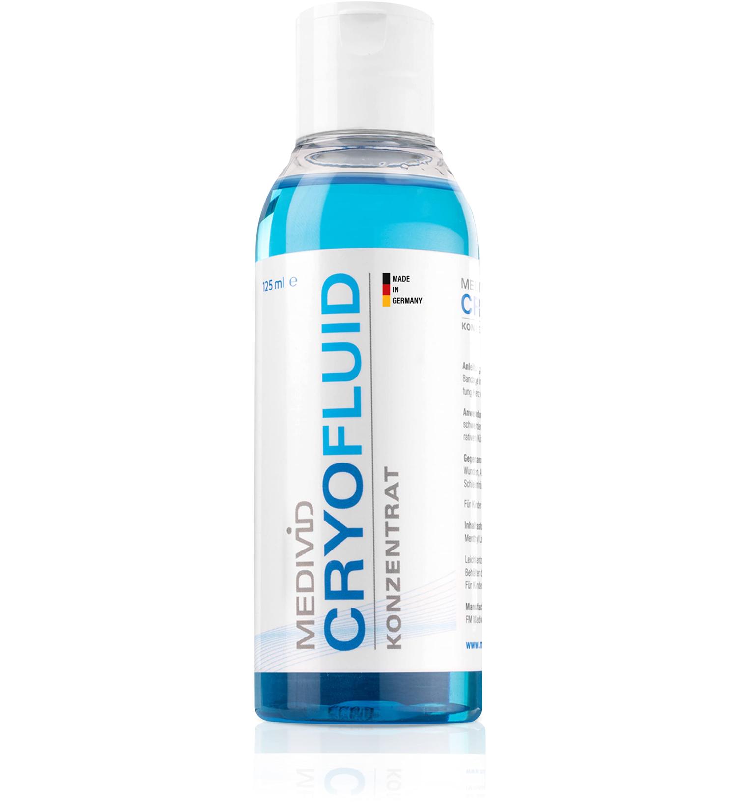 MEDAD CRYO Fluid Concentrate - 125ml Pain Relief for Sports Injuries | Cooling Injury Treatment - 15 Applications - Buy Online on GoSupps.com
