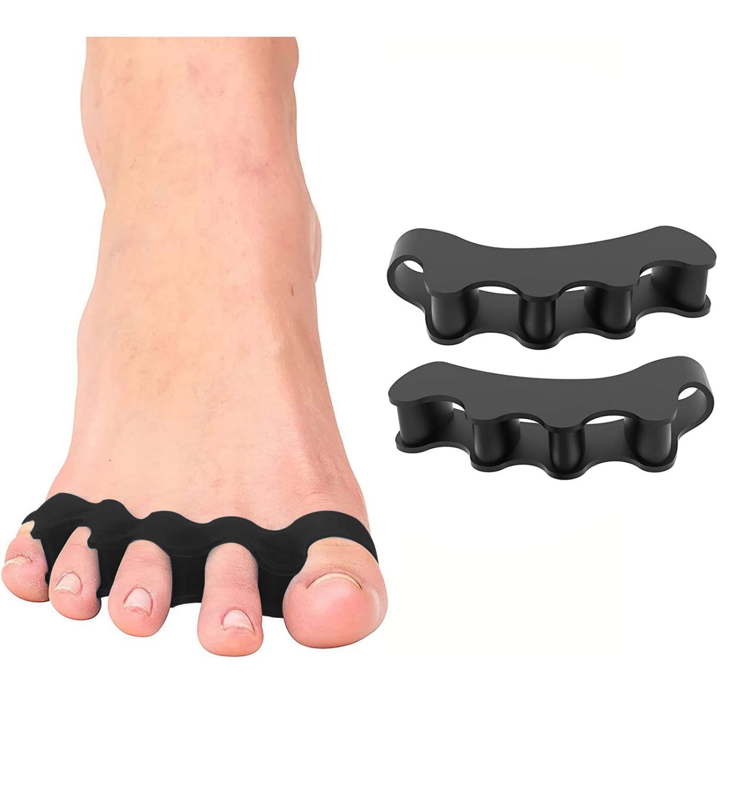 Toe Spreader Silicone - 2 Pcs Toe Separator for Hallux Valgus Correction - Universal Size for Men & Women - Perfect for Pedicure - Buy Online on GoSupps.com