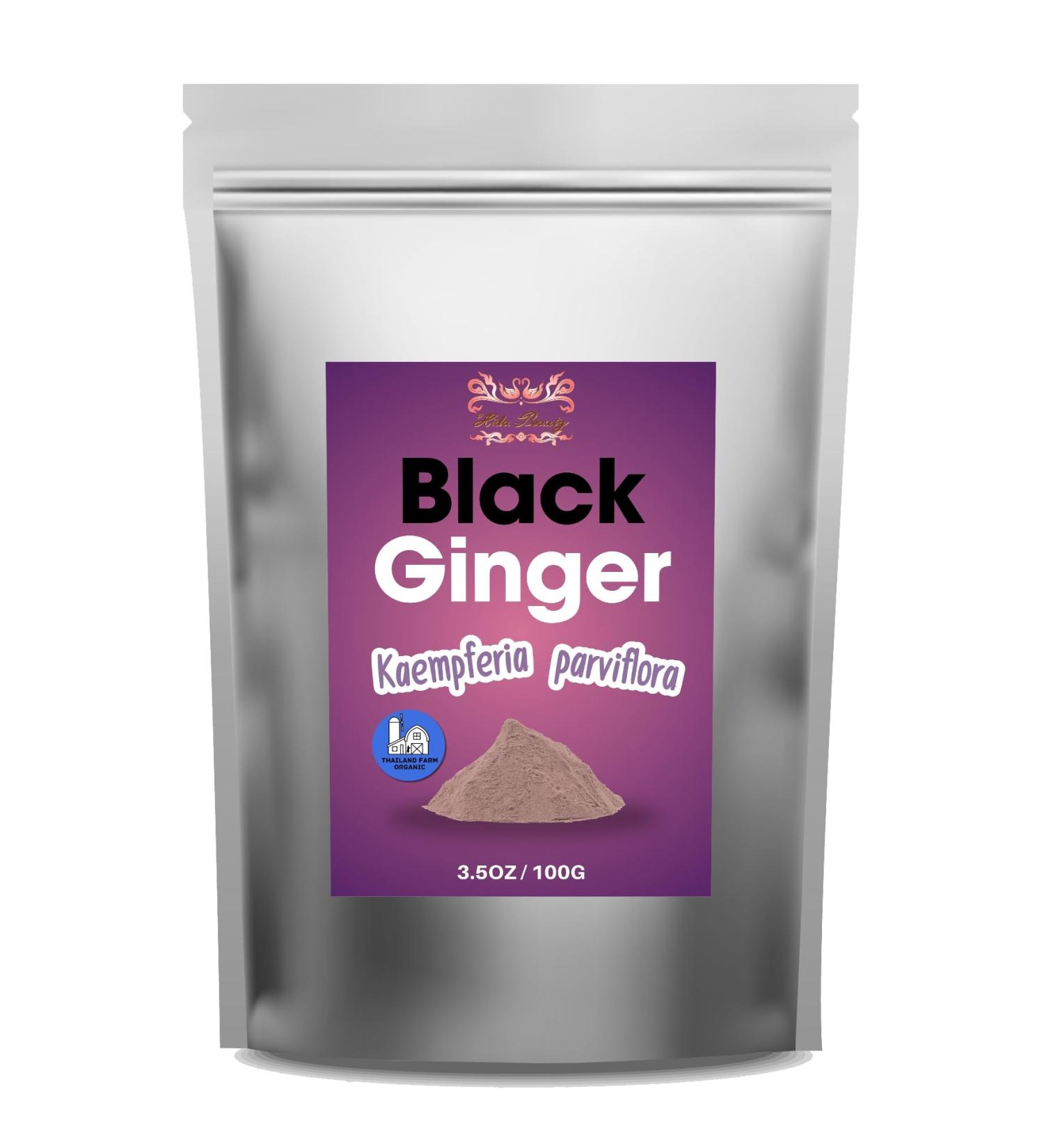 Premium Black Ginger Powder 100g For Blend Drinks and Tea Blend - Buy Online on GoSupps.com
