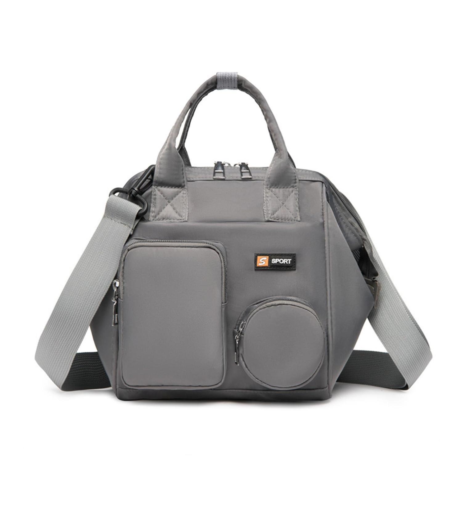 Balakaka Baby Diaper Bag Stroller - 7L Large Mommy Backpack with Pacifier Pocket - Travel Diaper Bag in Gray - Buy Online on GoSupps.com