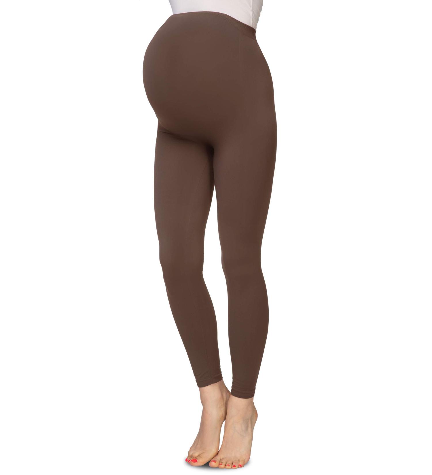 Anne's Styling Maternity Leggings | Over Bump Support | Full Length 90 DEN | Size 12-14 | Glass | Women's Pregnancy Pants - Buy Online on GoSupps.com