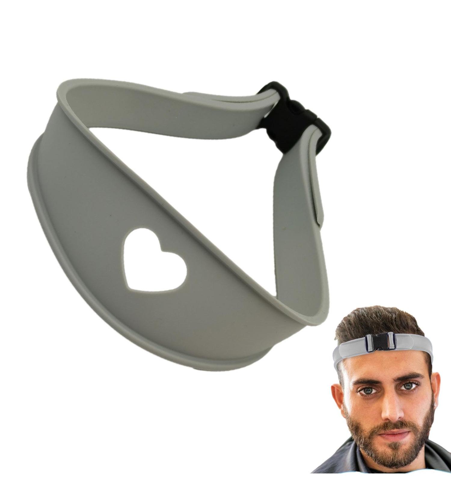 DASHIELL Neckline Templates for Shaving | Hairline Trimming and Shaping Tool Adjustable Curved Silicone Haircut Bands for Hair Salons and Home Gray - Buy Online on GoSupps.com