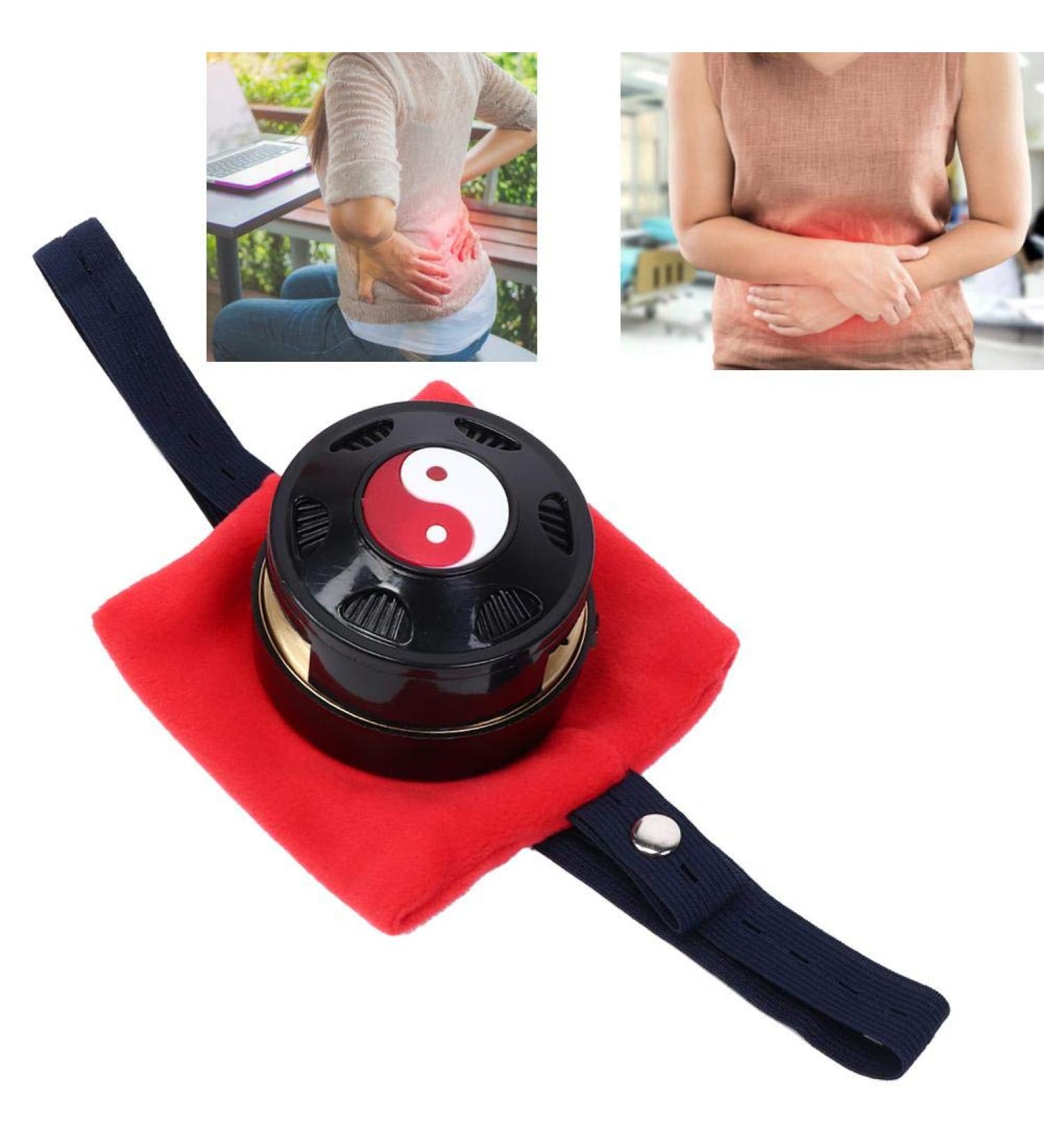 ZJchao Portable Moxibustion Box - Pure Copper Fabric Cover for Smoke-Free Moxibustion Therapy - Buy Online on GoSupps.com