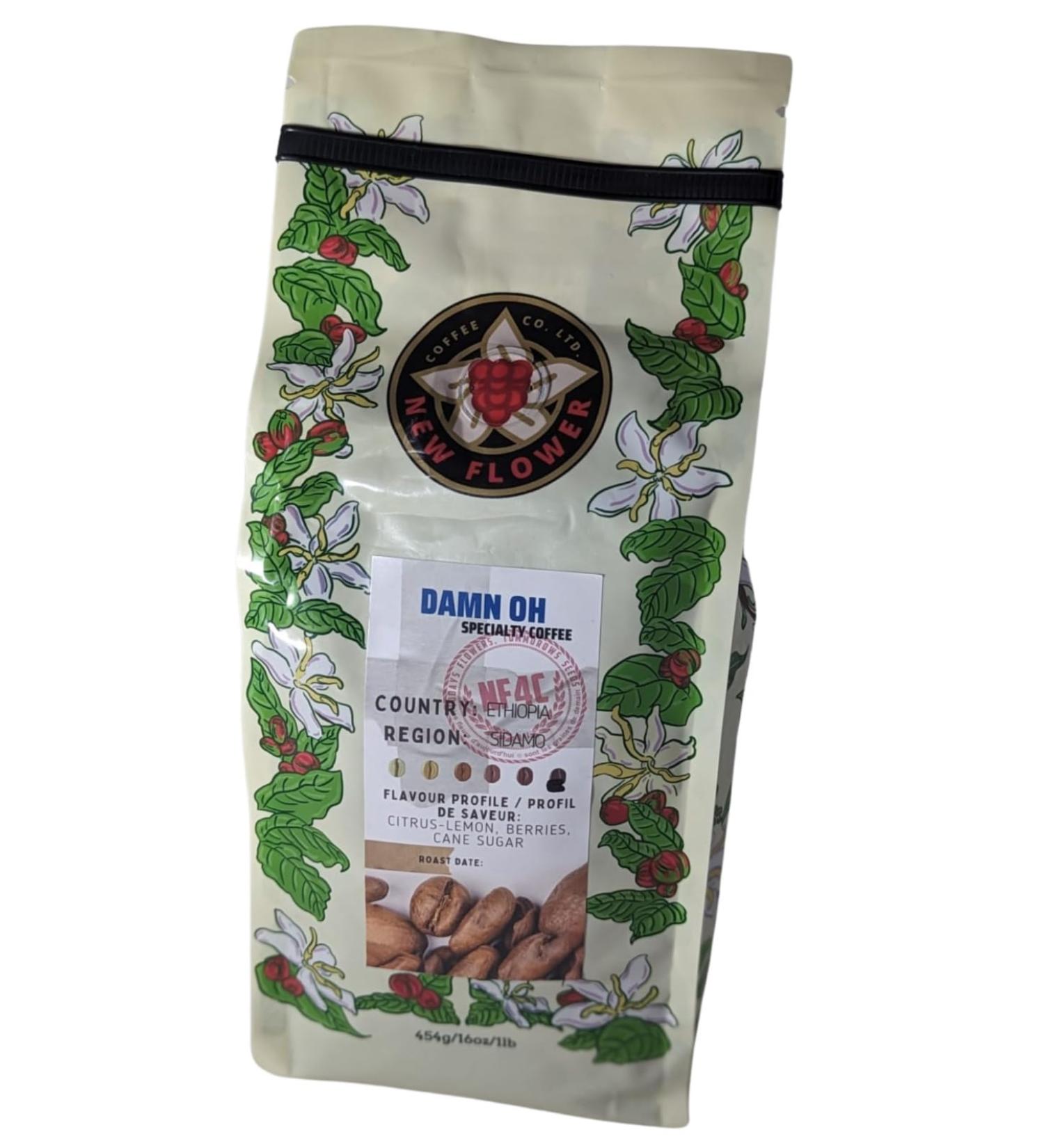 Damn Oh - Richly Fruity Dark Roast Coffee with Cocoa and Berry Notes