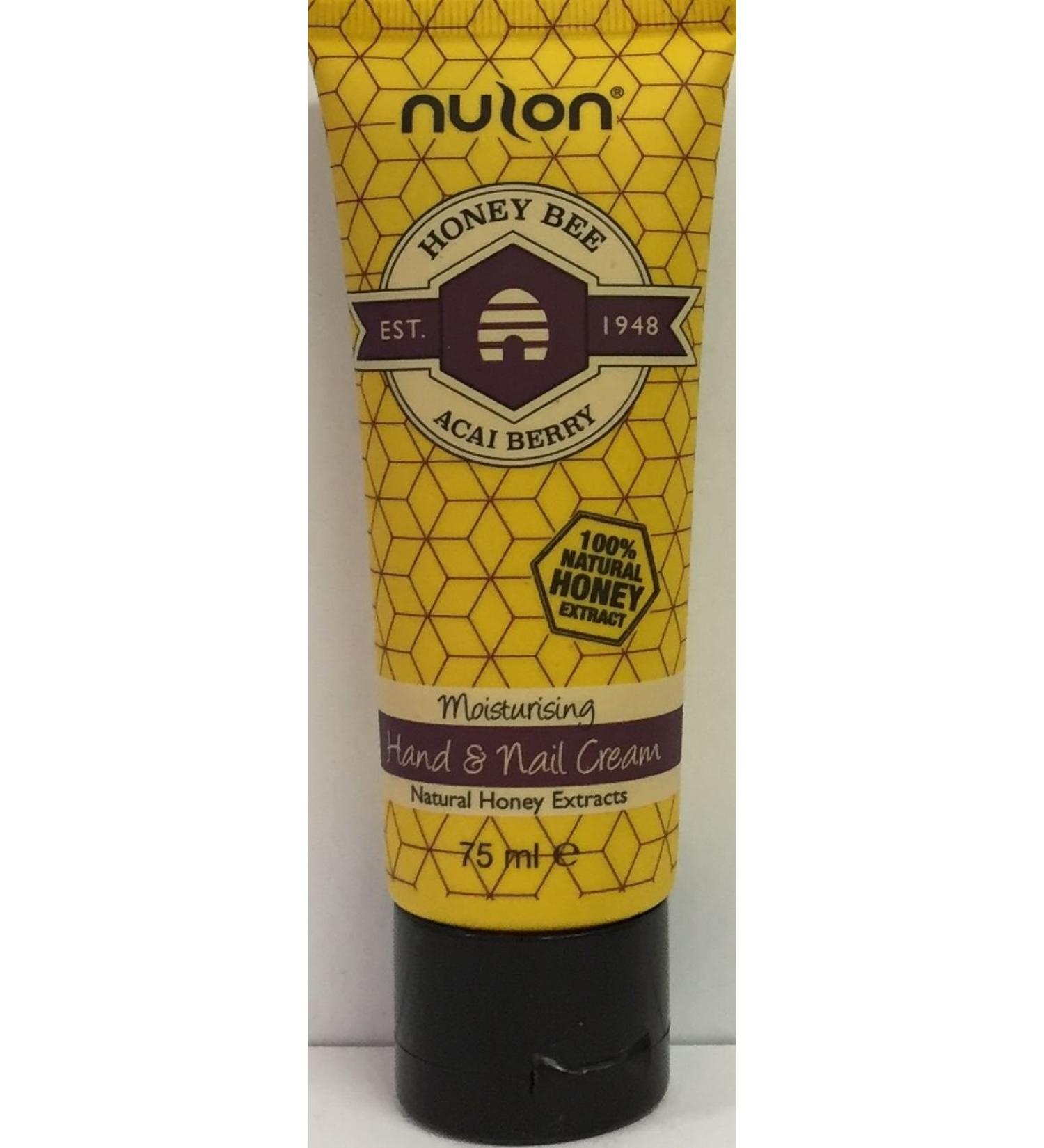 Nulon Honey Bee Acai Berry Moisturising Hand & Nail Cream 75 ml