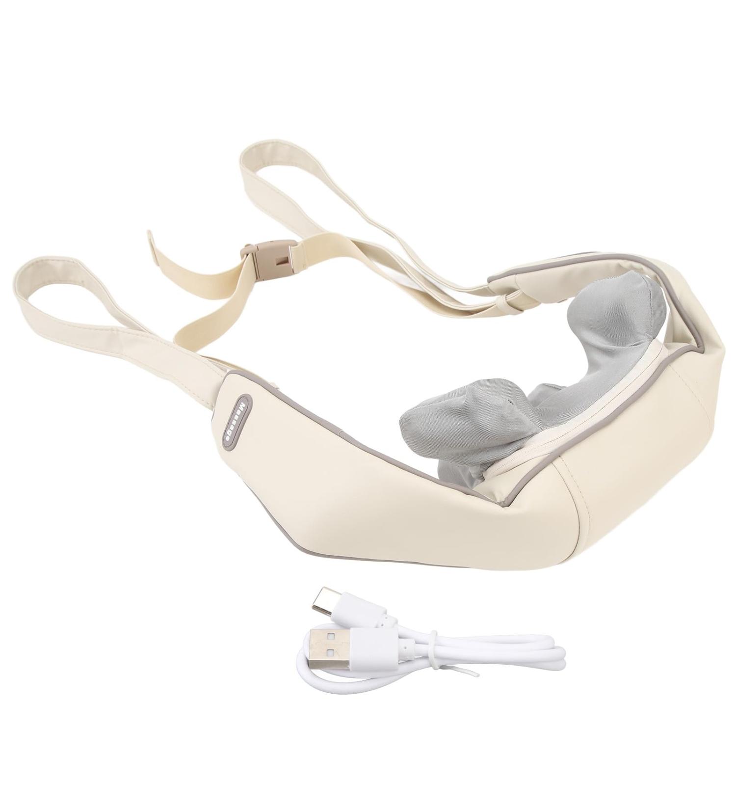 Buy Knett Neck Massager with Heat - Portable 6 Adjustable Knots for Neck Shoulder Back & Legs - Buy Online on GoSupps.com