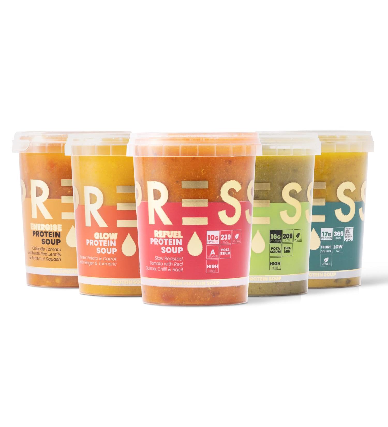 PRESS Healthfoods Protein Soup Bundle Protein Soup 500 ml (Pack of 5) - Buy Online on GoSupps.com