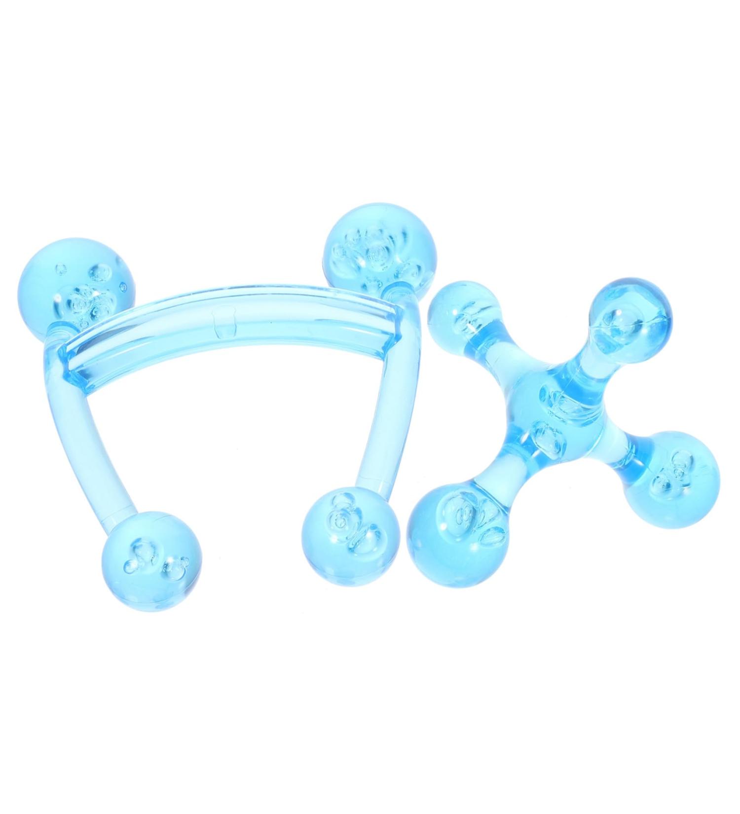 Buy Minkissy 2x Massager | Neck Massage Tool & Beauty Equipment | PVC Blue | 9.5x9.0x8.5 CM - International Shipping Available - Buy Online on GoSupps.com