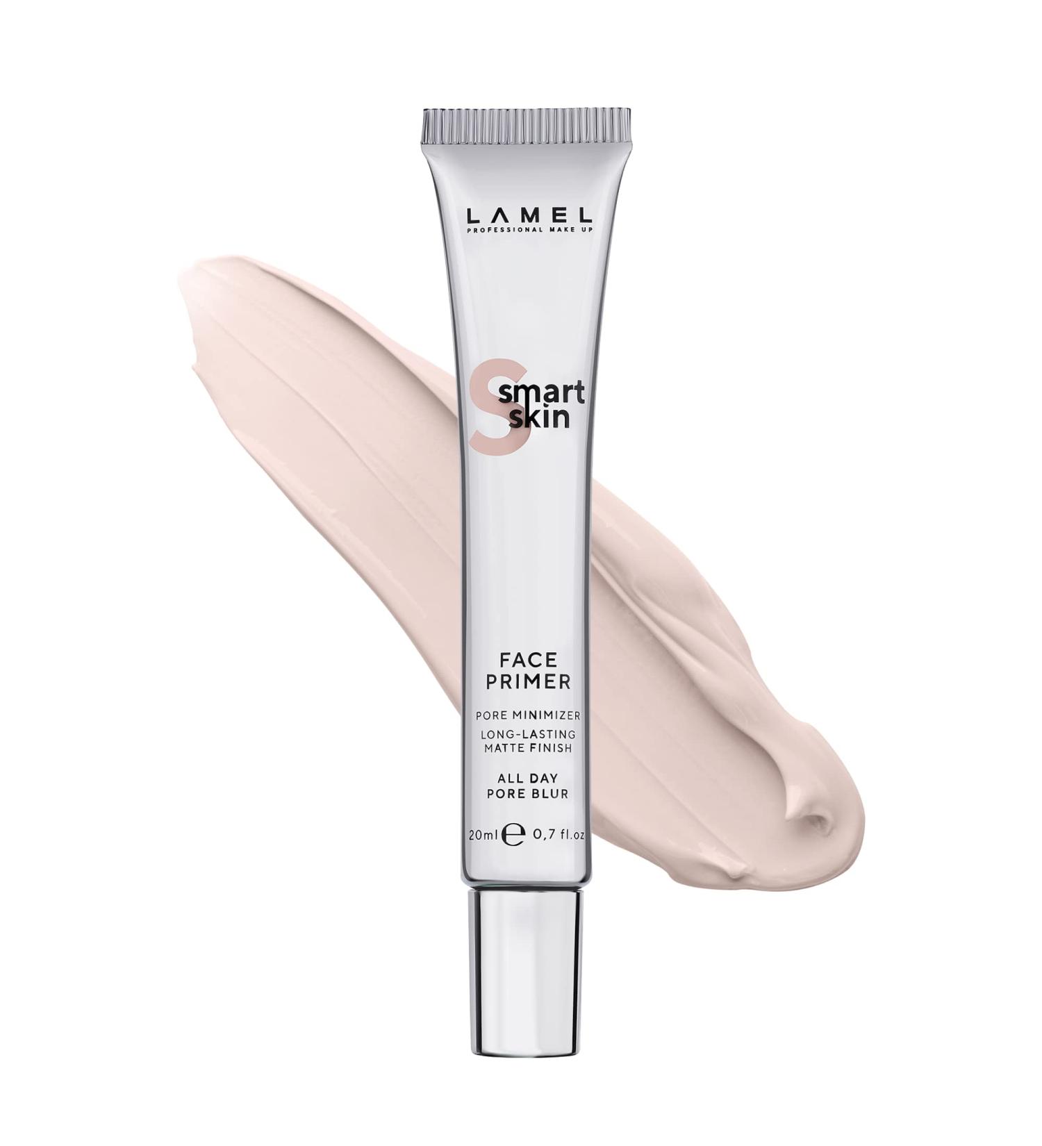 Lamel SmartSkin Face Primer - Hydrating Pore-Erasing Formula for Smooth, Moisturized Skin - Long-Lasting Matte Finish - Natural Color N. 401 - 0.68oz - Buy Online on GoSupps.com
