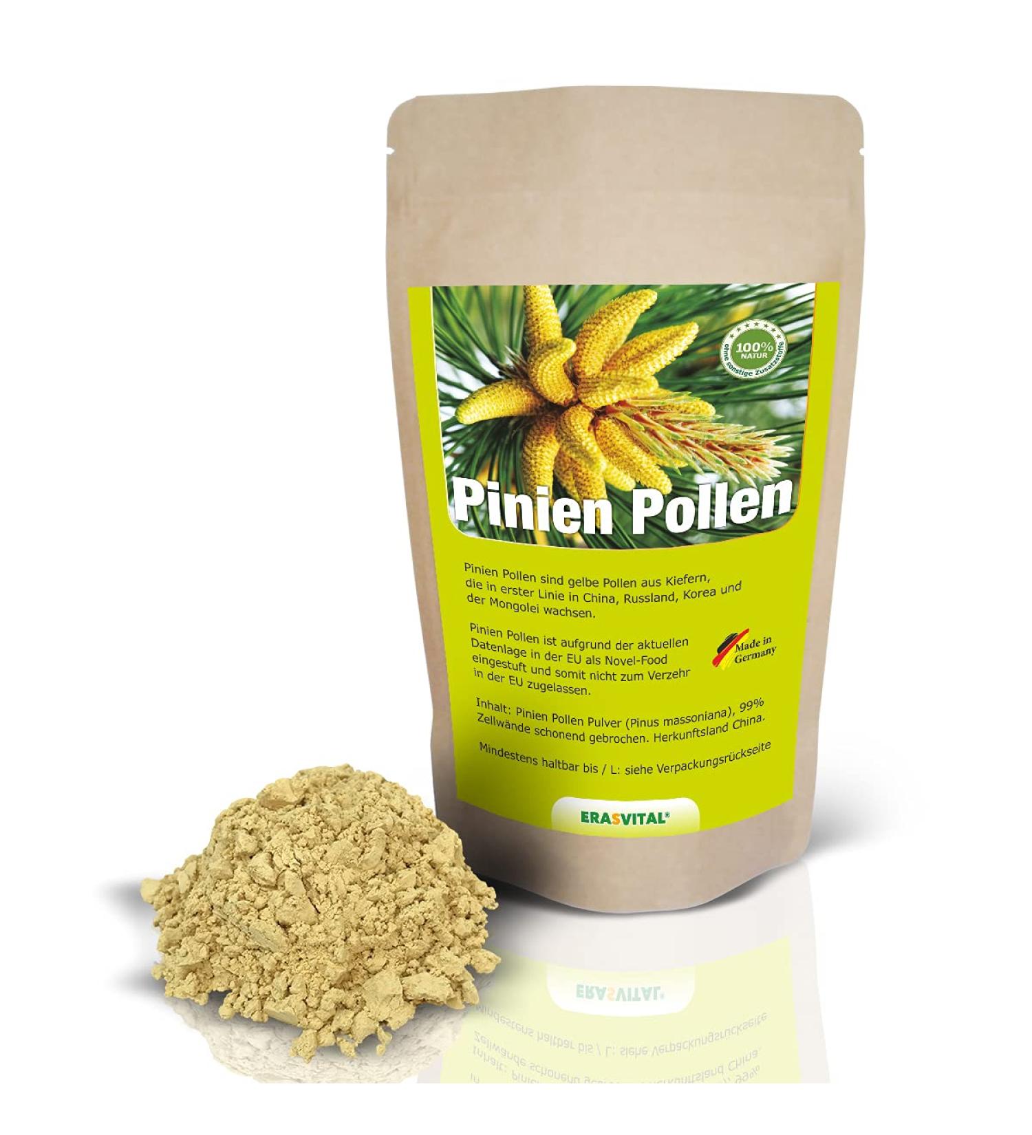 Buy Pinia Pollen 100g - Wild Collection in Eco-Friendly Bag | International Shipping Available - Buy Online on GoSupps.com