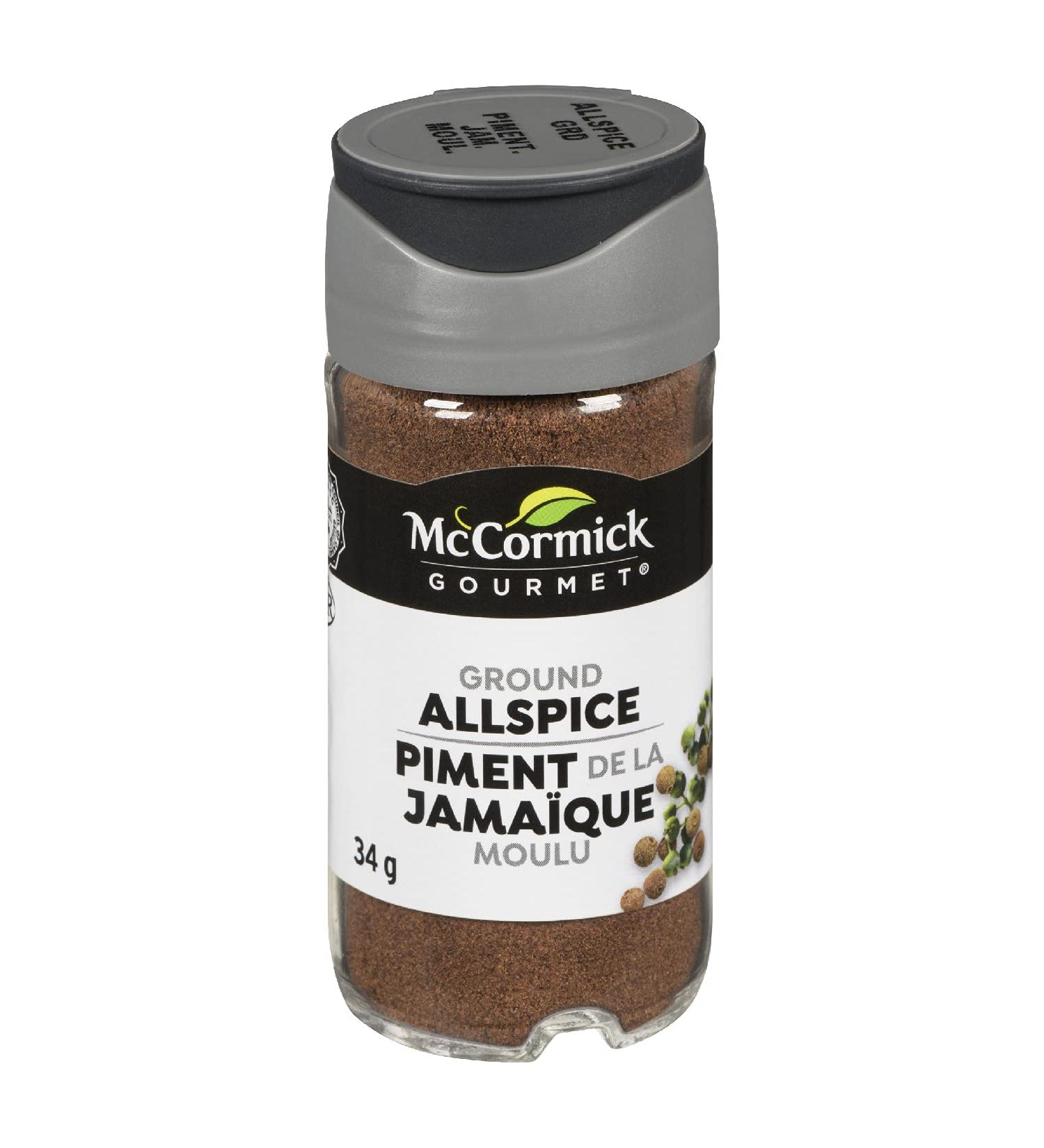 McCormick Gourmet (MCCO3) New Bottle Premium Quality Natural Herbs & Spices Allspice Ground 34g - Buy Online on GoSupps.com