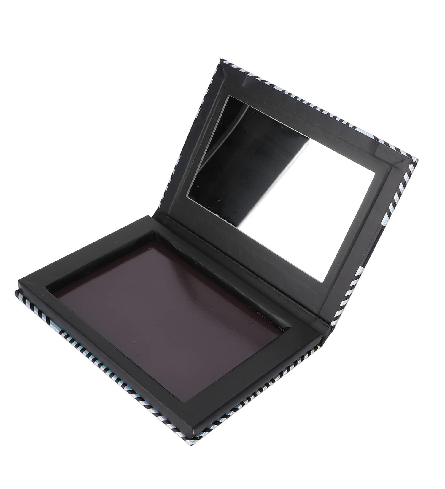 Professional Reusable Magnetic Makeup Palette - Empty Eyeshadow Plate with Mirror for DIY Blush & Powder - Buy Online on GoSupps.com