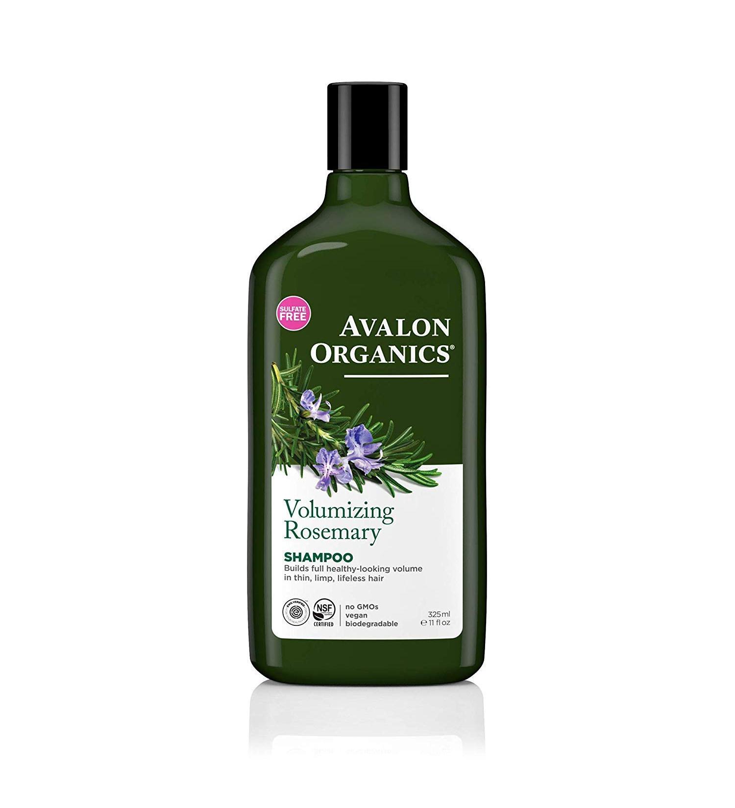 Avalon Organics Volumizing Rosemary Shampoo - 11 fl oz (325 ml) - Organic Hair Care - Buy Online on GoSupps.com