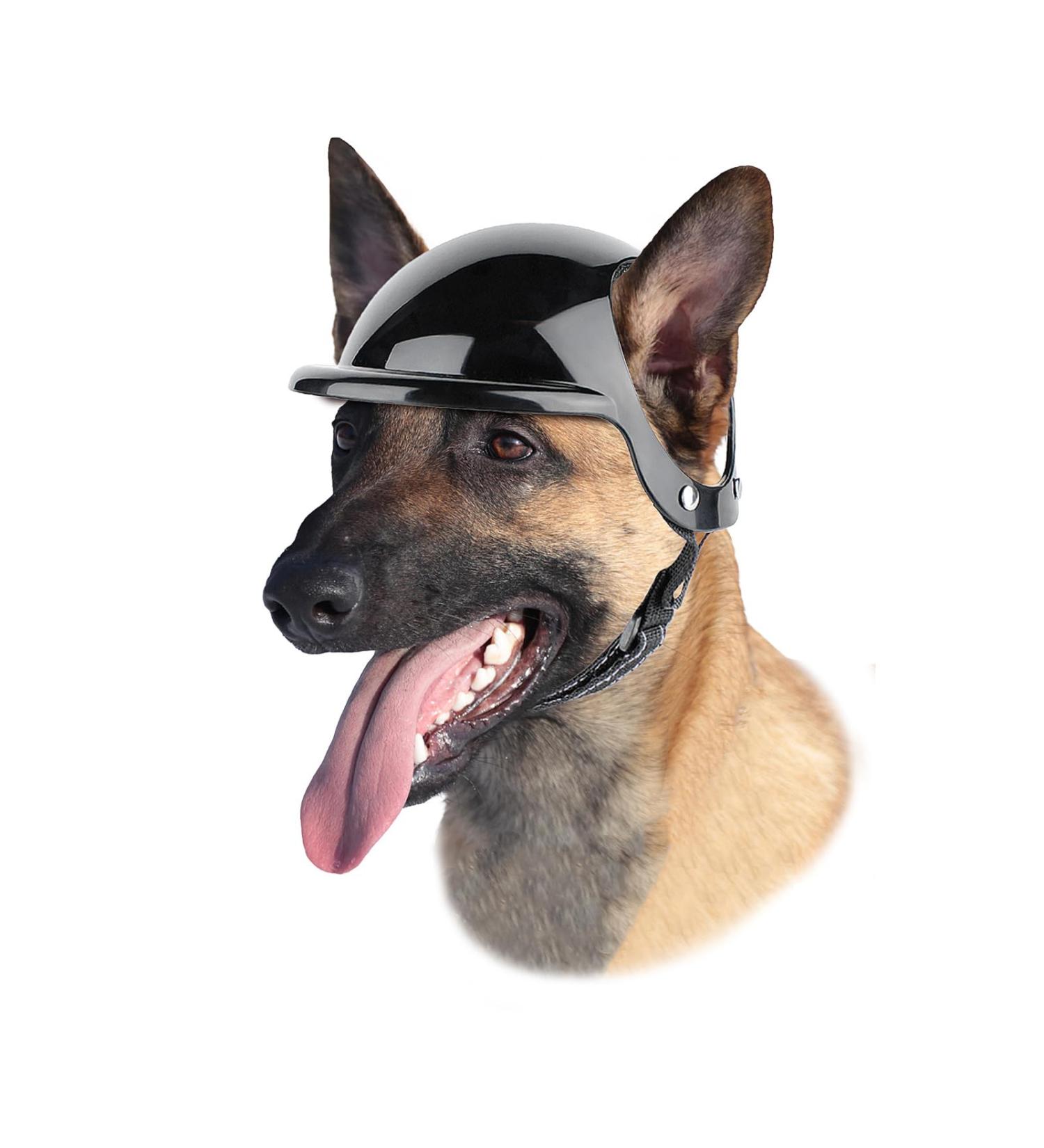Buy Dog & Cat Motorcycle Helmets | Safety Hard Hats for Pets 44-88lbs - Outdoor Protection - Buy Online on GoSupps.com