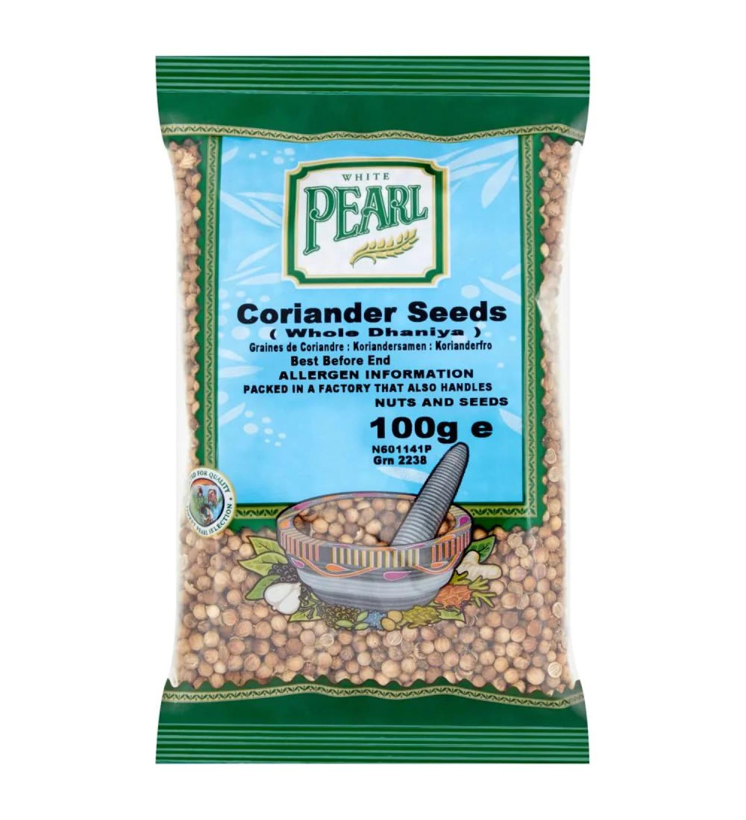 White Pearl Coriander Seeds 100g