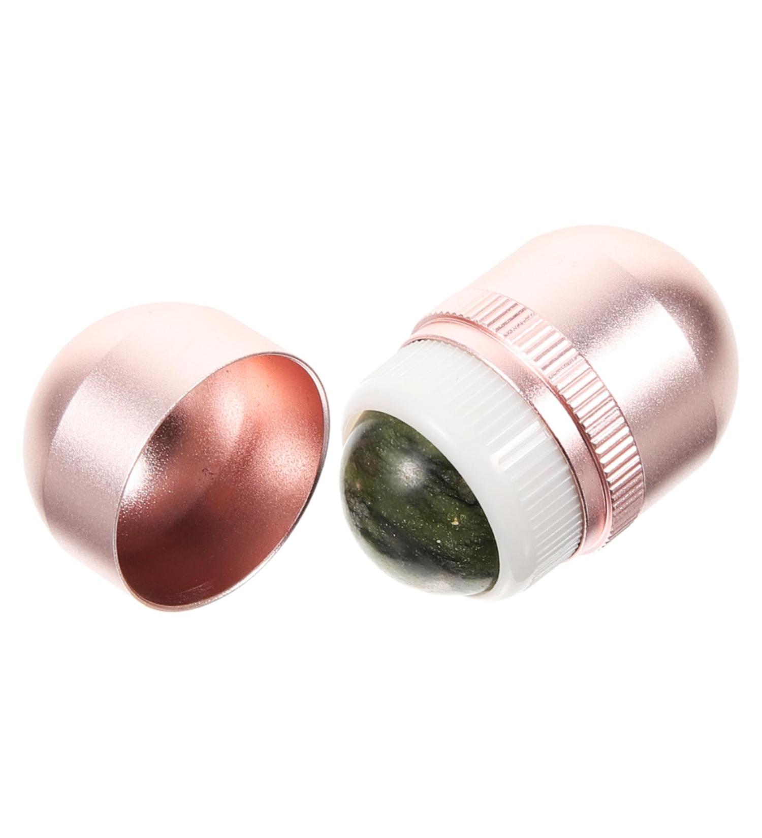 Angoily Jade Roller Face Roller for Portable Facial Roller Face Eye Puffiness Roller Face Puffiness Roller Facial Skin Care Tool Pink Eyes Nursing Supplies Metal - Buy Online on GoSupps.com